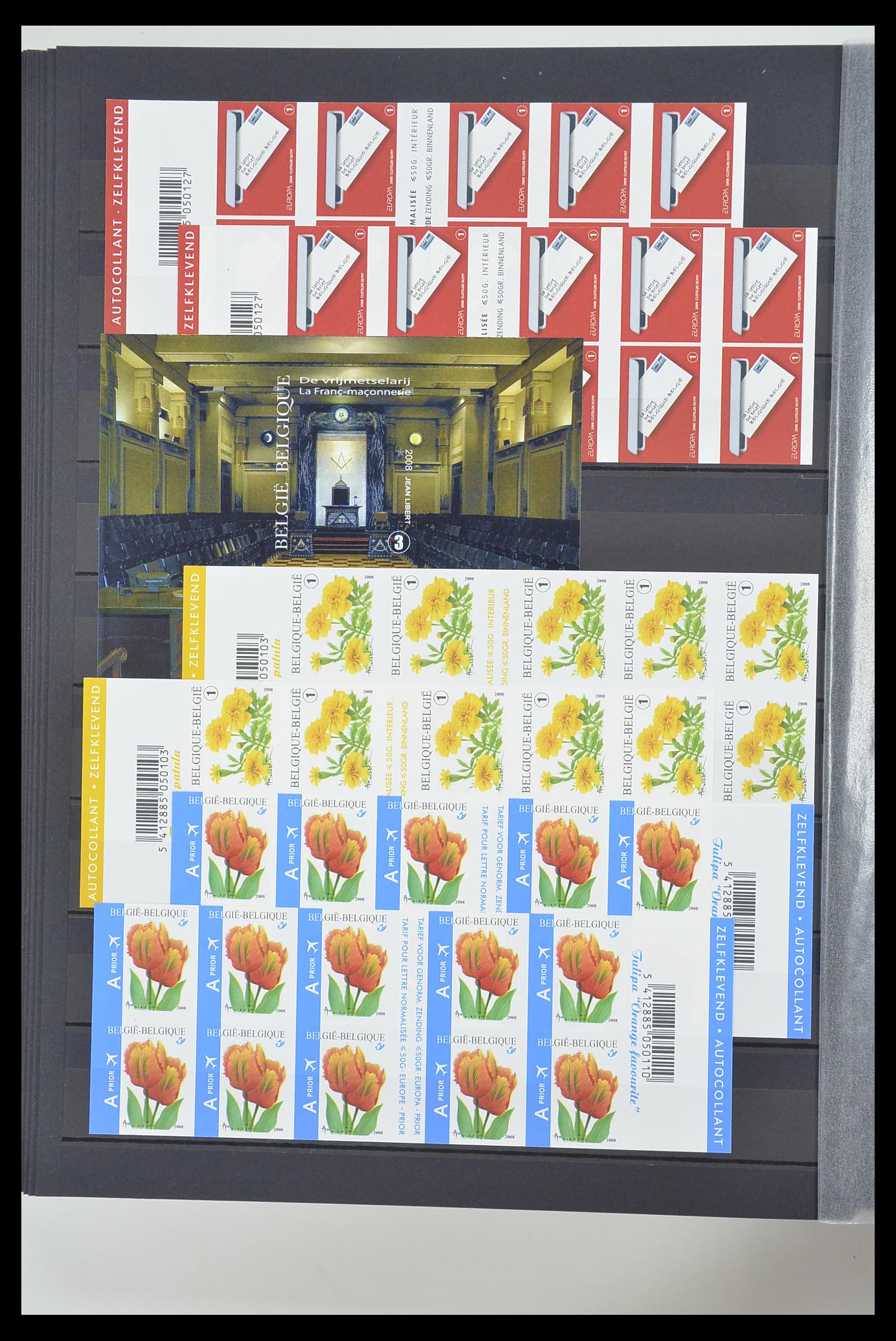 33765 263 - Stamp collection 33765 Belgium IMPERFORATED 1960-2019!