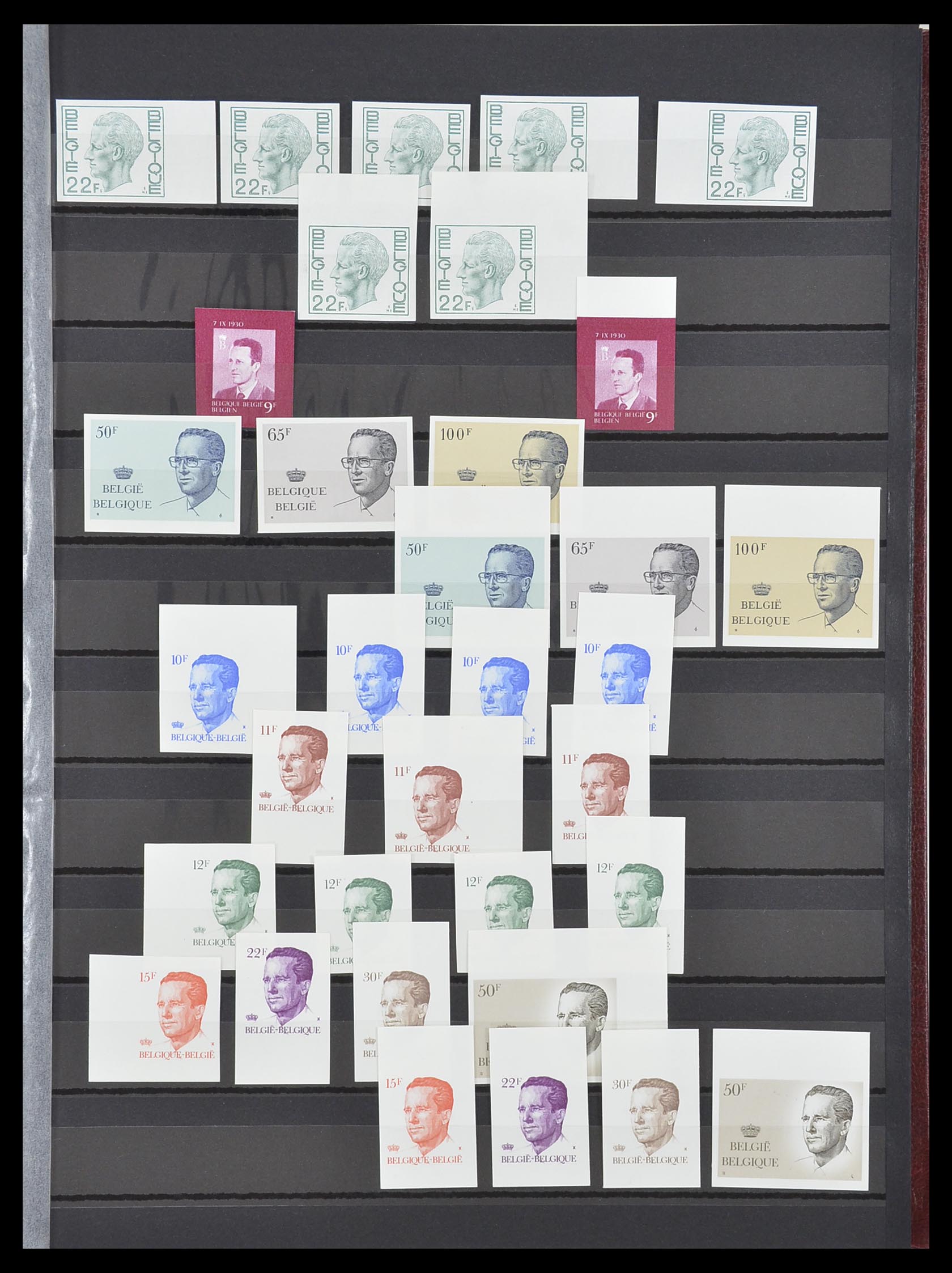 33765 288 - Postzegelverzameling 33765 België ONGETAND 1960-2019!