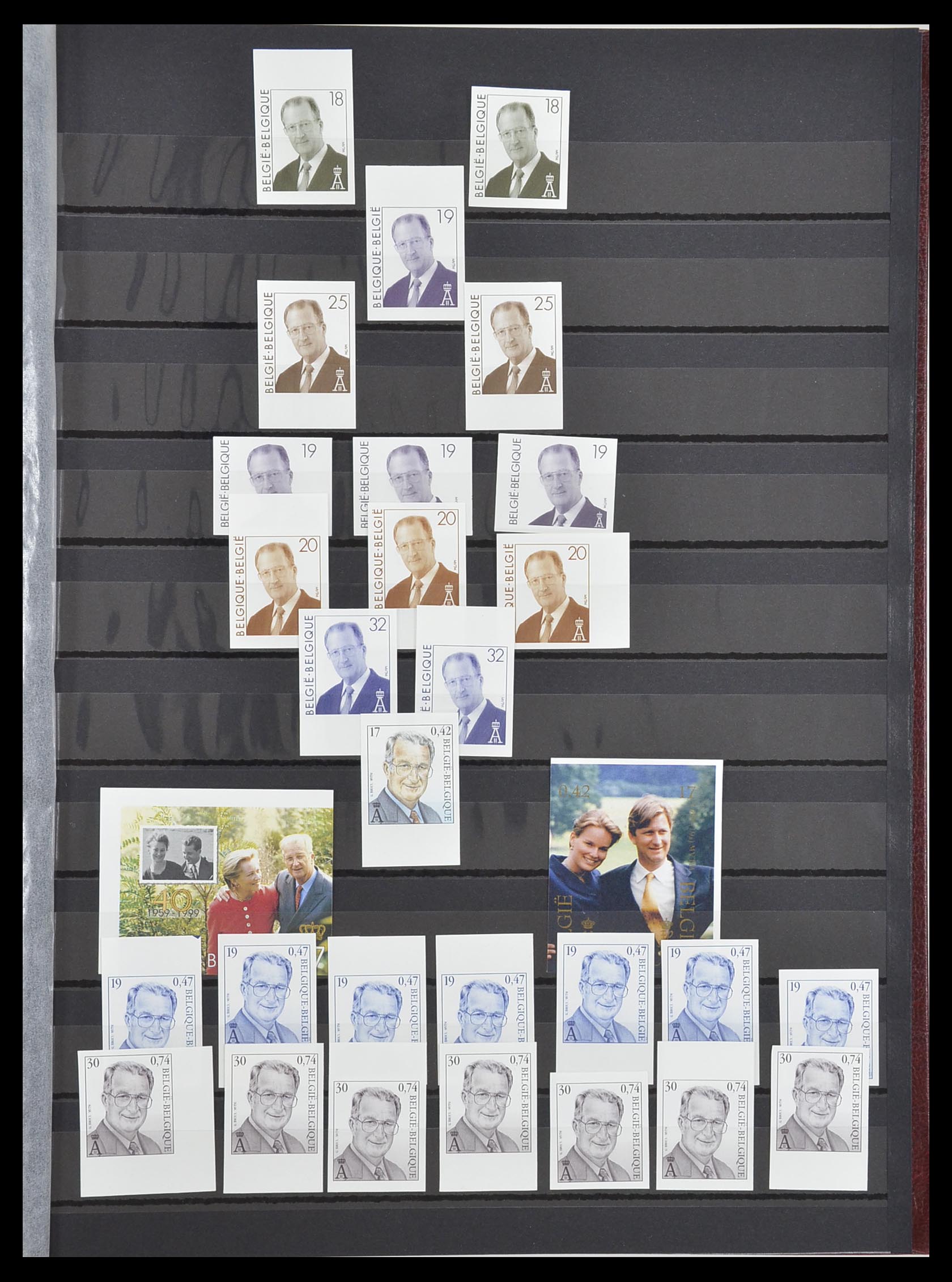 33765 292 - Postzegelverzameling 33765 België ONGETAND 1960-2019!