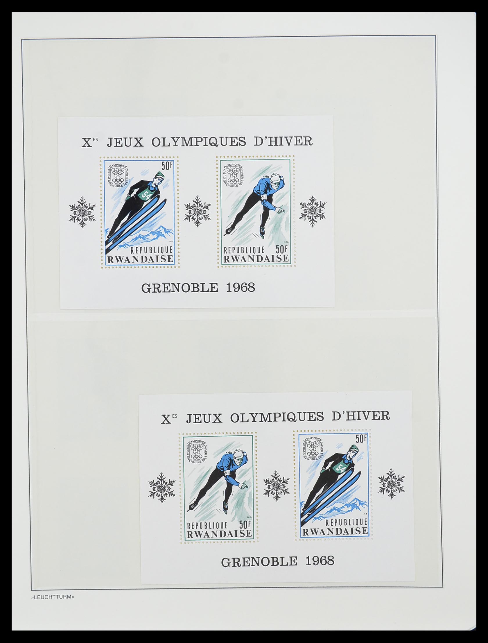 33766 023 - Postzegelverzameling 33766 Rwanda 1962-1999.