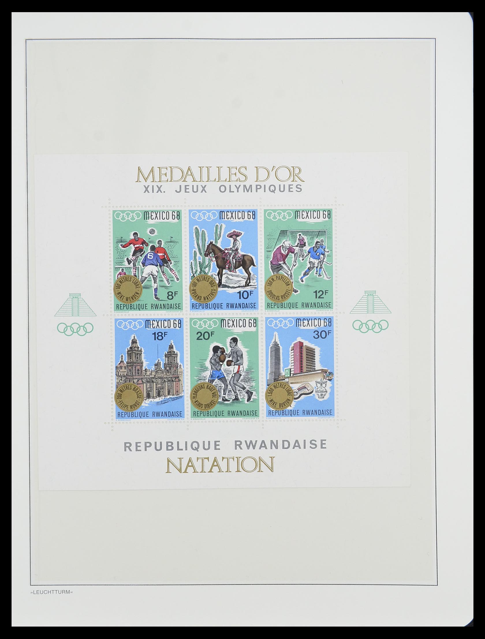 33766 027 - Postzegelverzameling 33766 Rwanda 1962-1999.