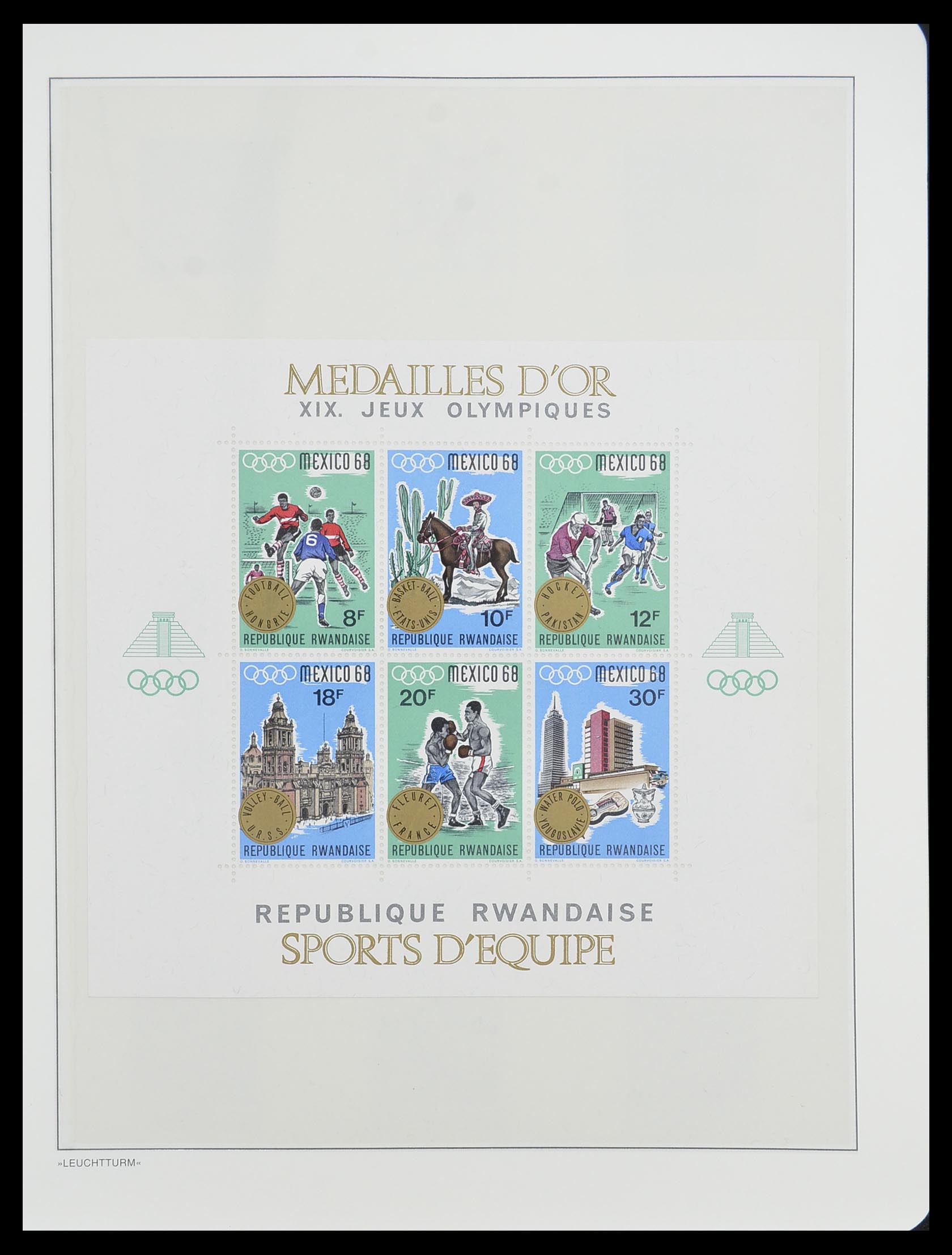 33766 028 - Stamp collection 33766 Rwanda 1962-1999.