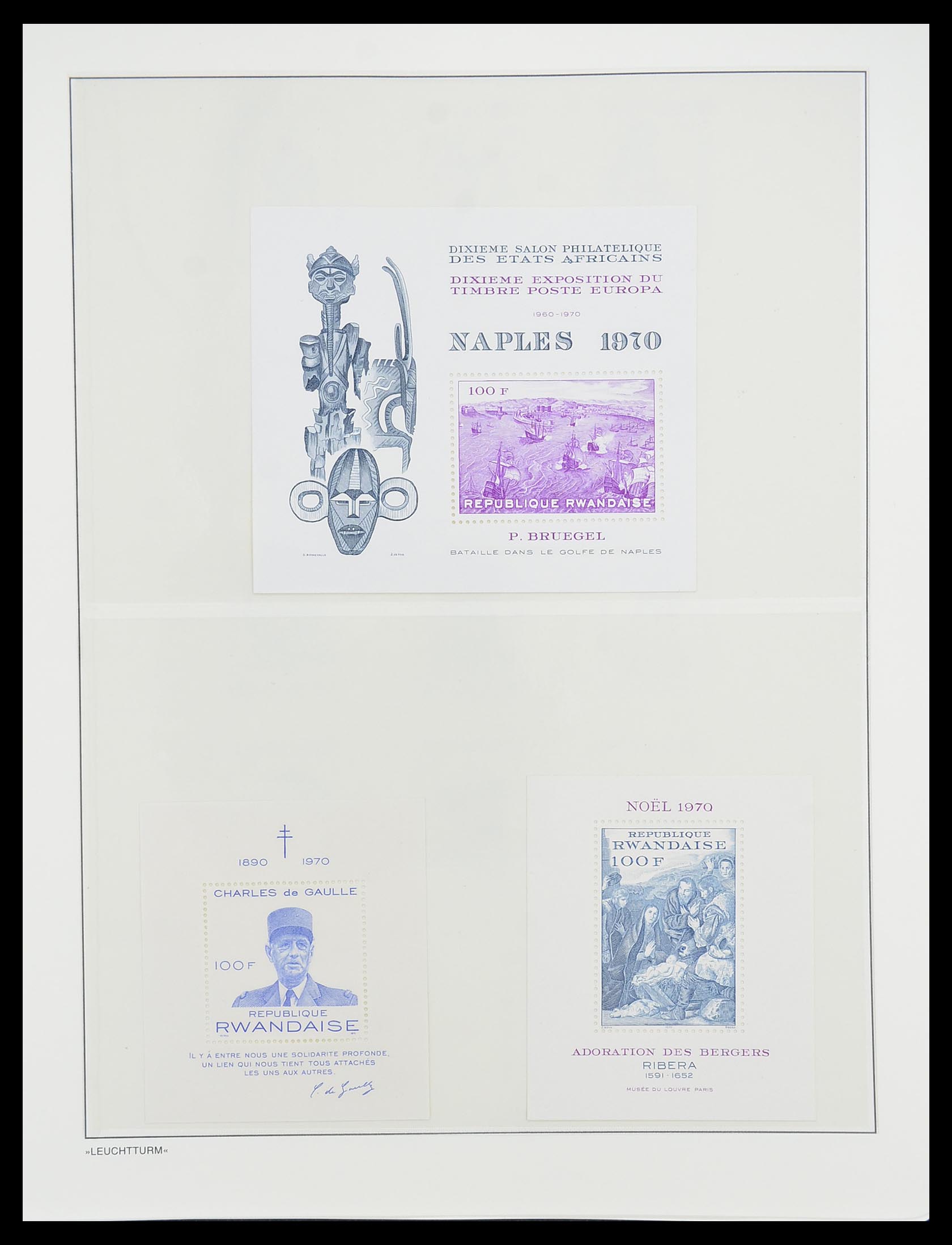 33766 039 - Postzegelverzameling 33766 Rwanda 1962-1999.