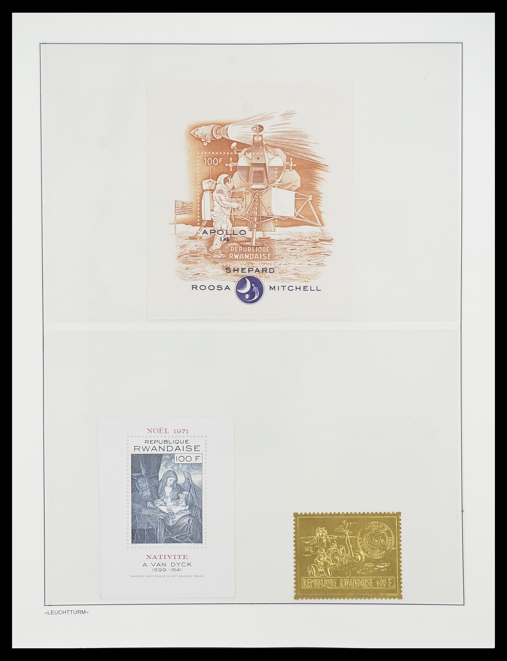 33766 043 - Postzegelverzameling 33766 Rwanda 1962-1999.