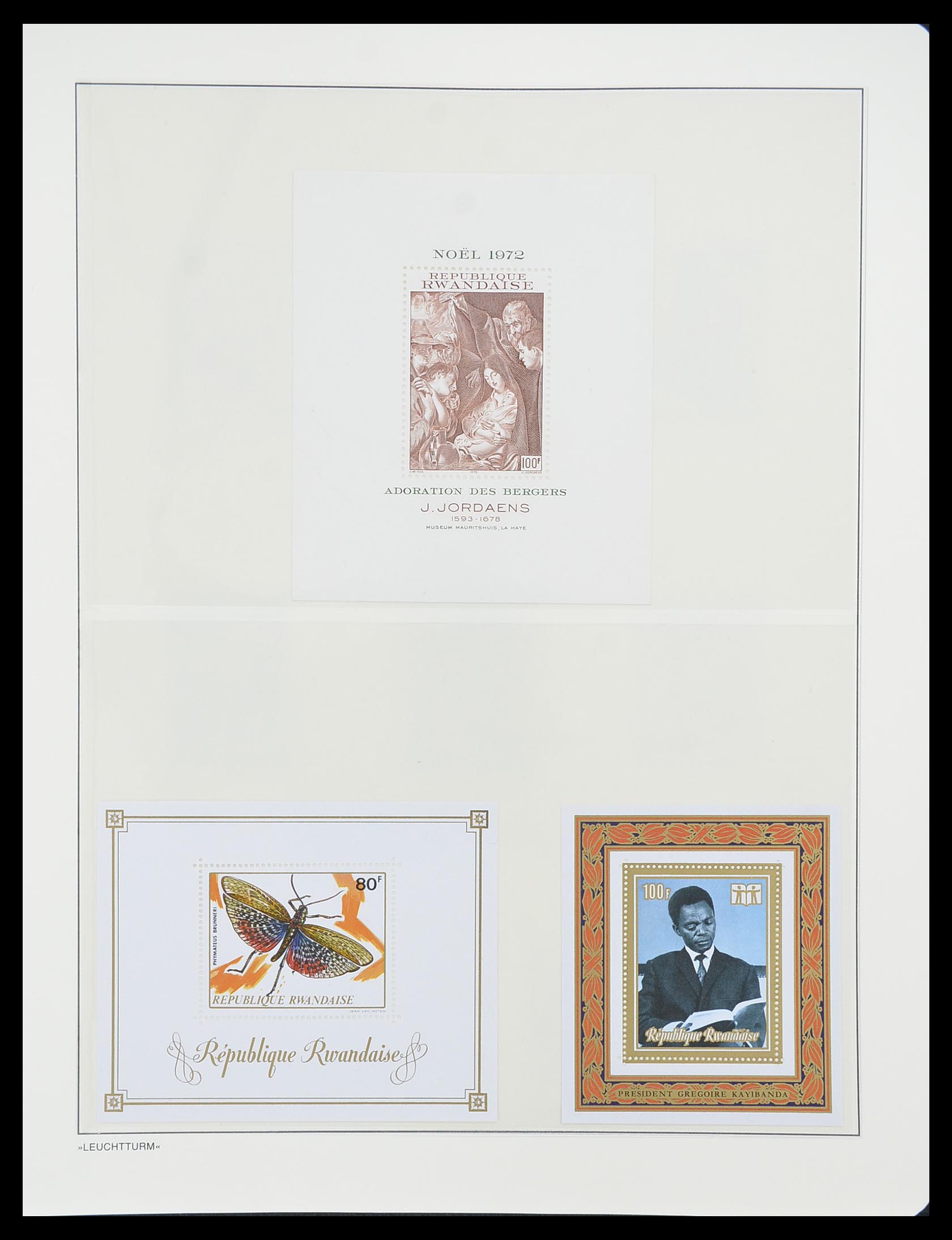 33766 051 - Postzegelverzameling 33766 Rwanda 1962-1999.