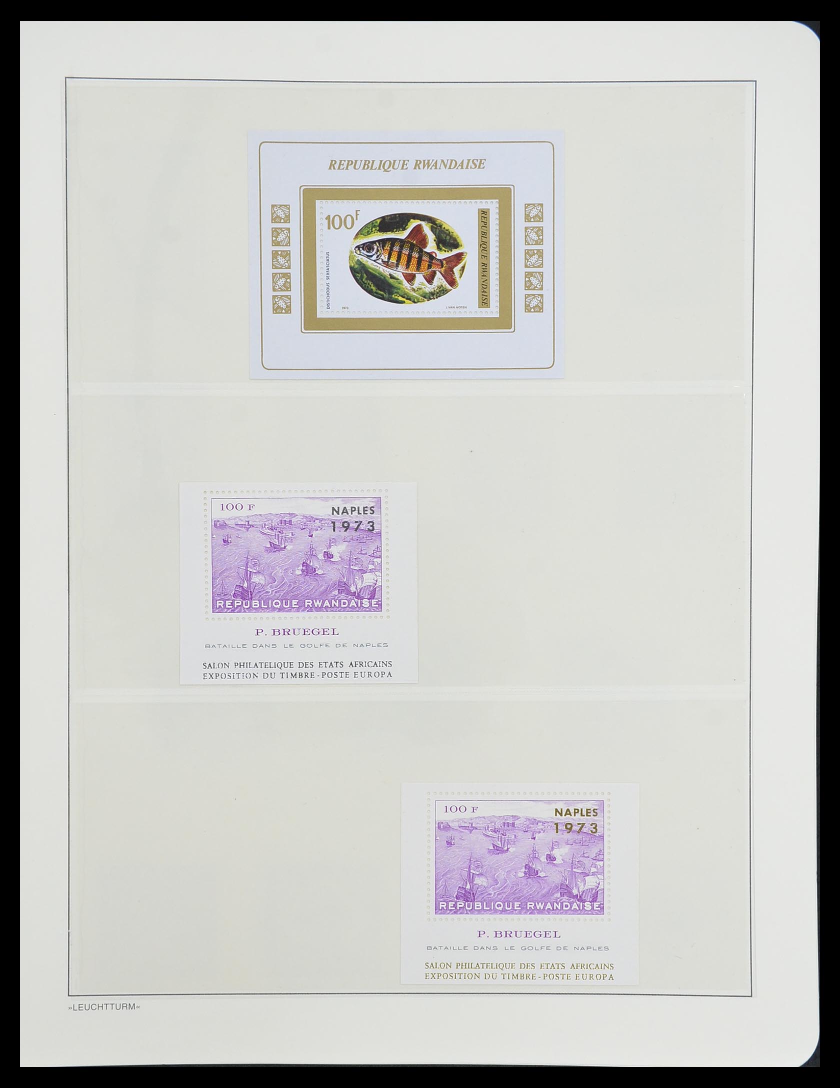 33766 056 - Postzegelverzameling 33766 Rwanda 1962-1999.