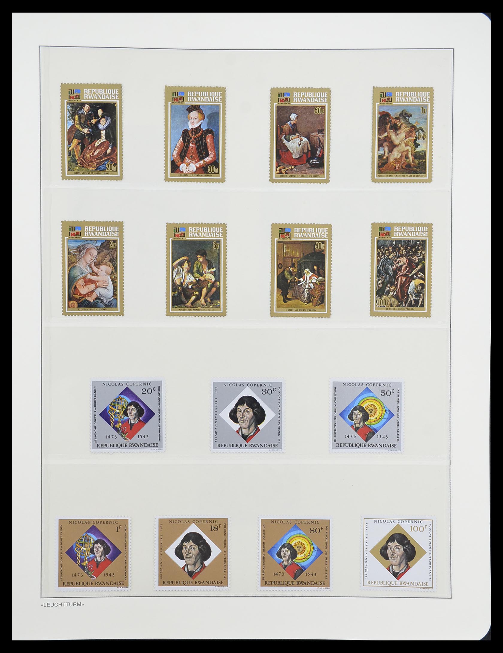33766 057 - Postzegelverzameling 33766 Rwanda 1962-1999.