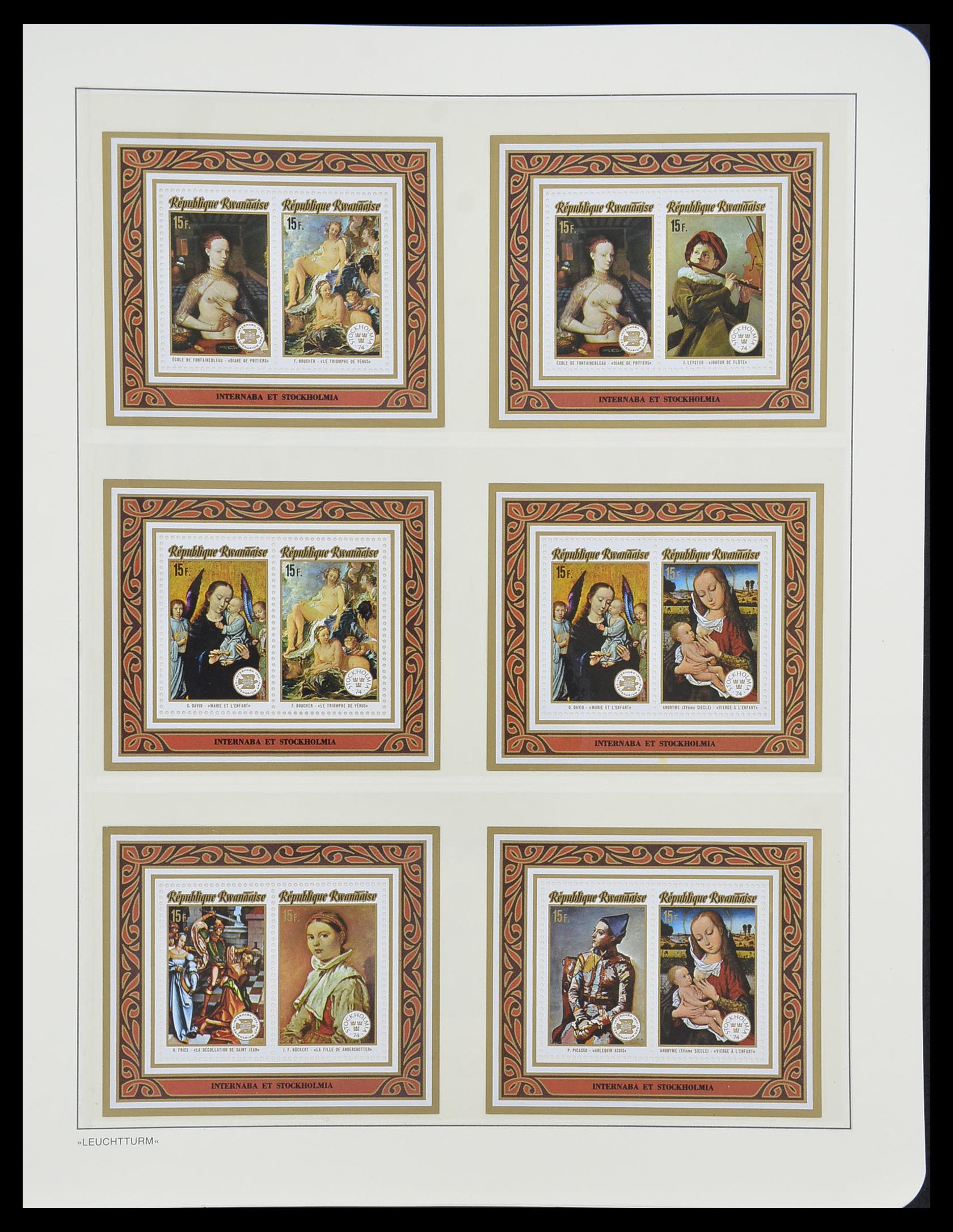 33766 061 - Postzegelverzameling 33766 Rwanda 1962-1999.