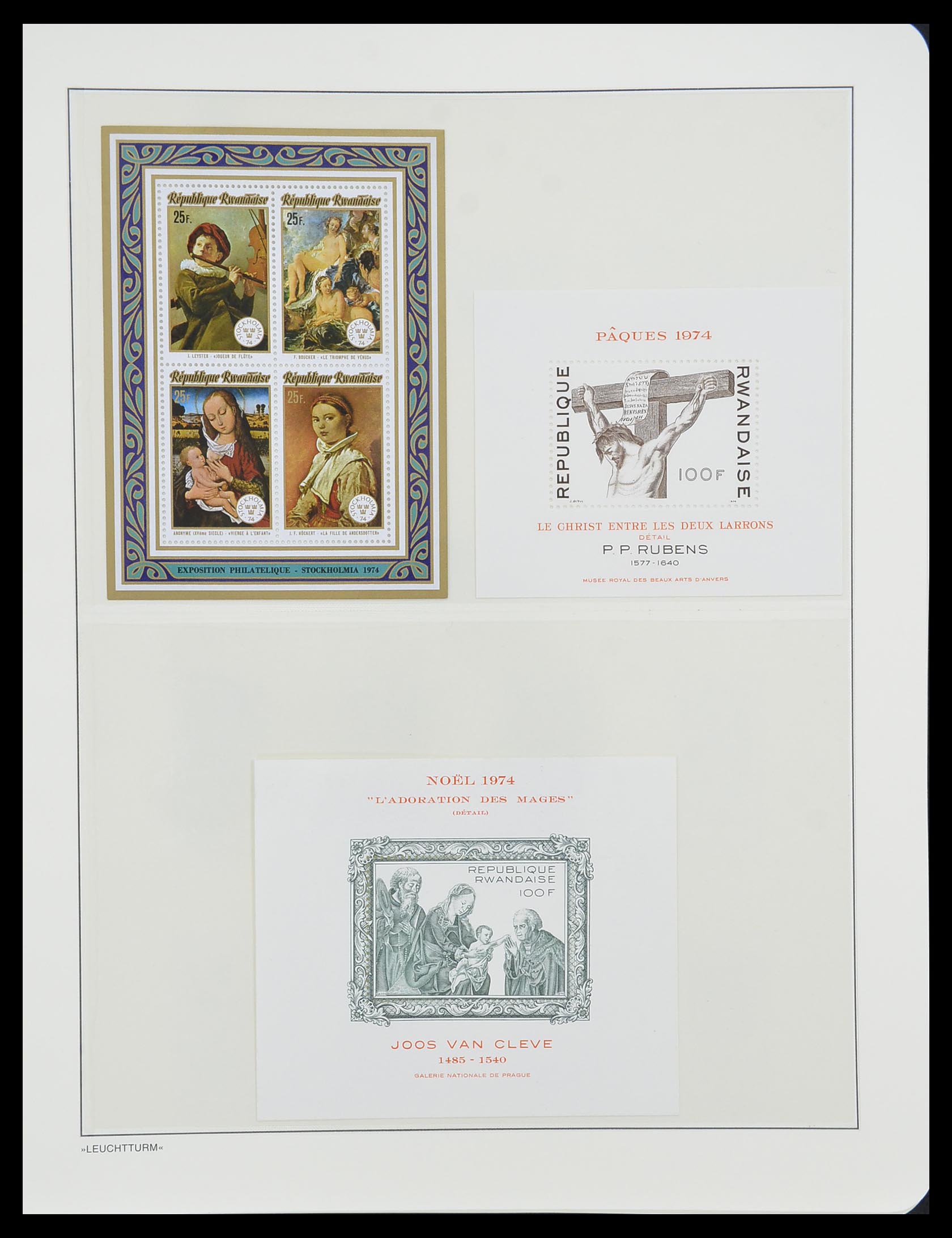 33766 062 - Postzegelverzameling 33766 Rwanda 1962-1999.