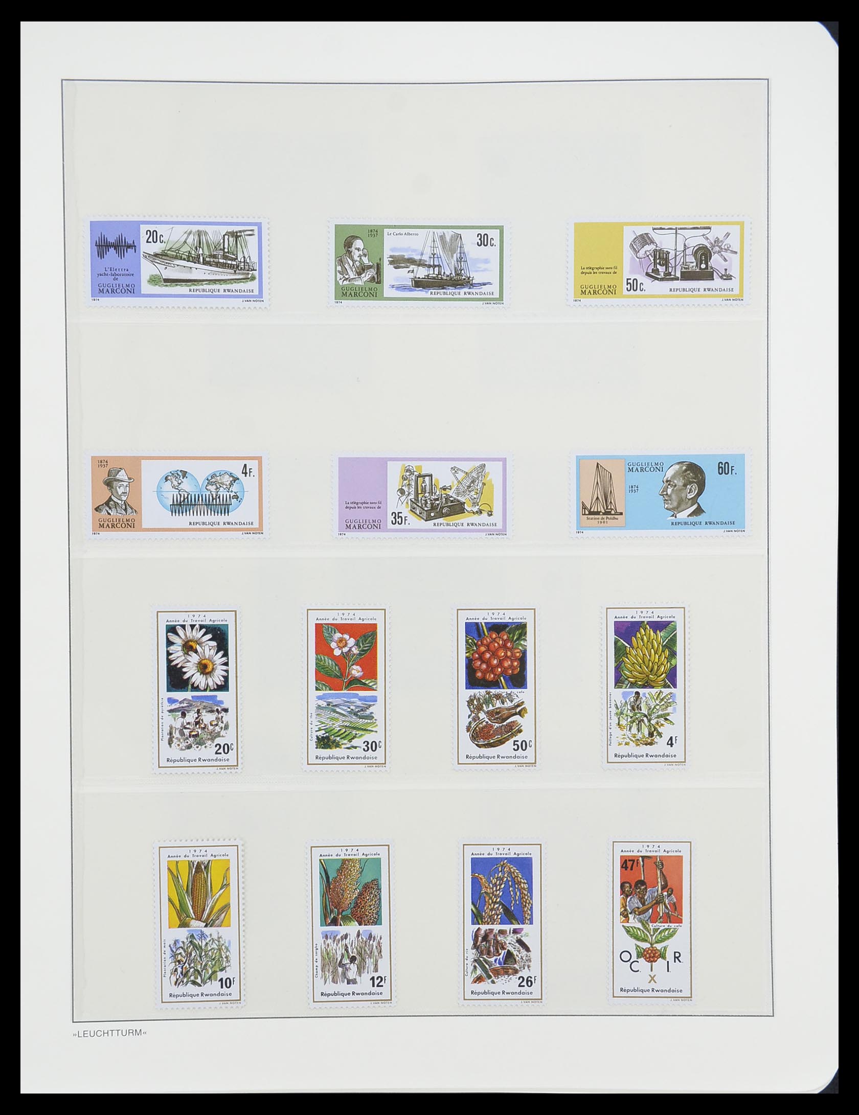 33766 063 - Stamp collection 33766 Rwanda 1962-1999.