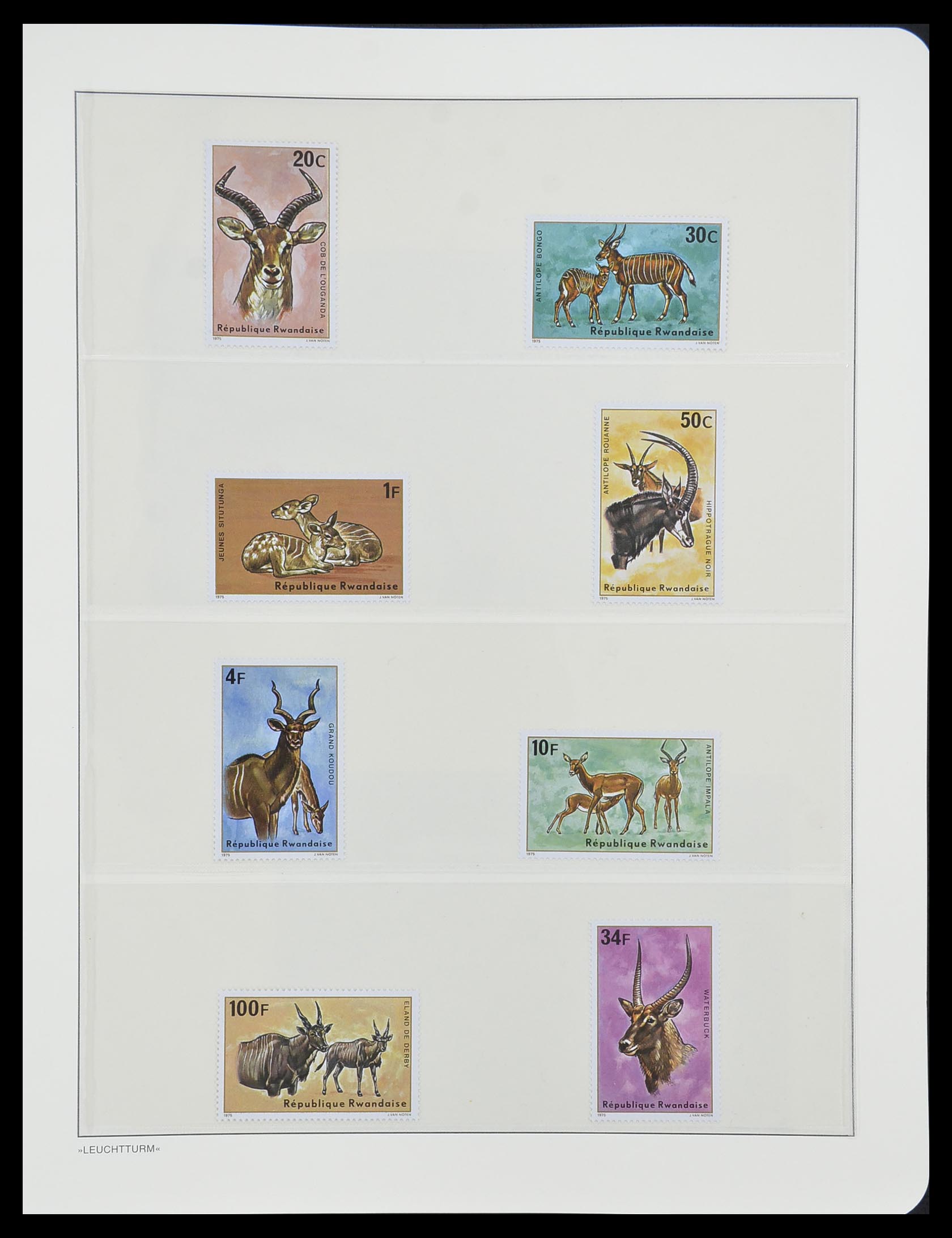 33766 065 - Stamp collection 33766 Rwanda 1962-1999.