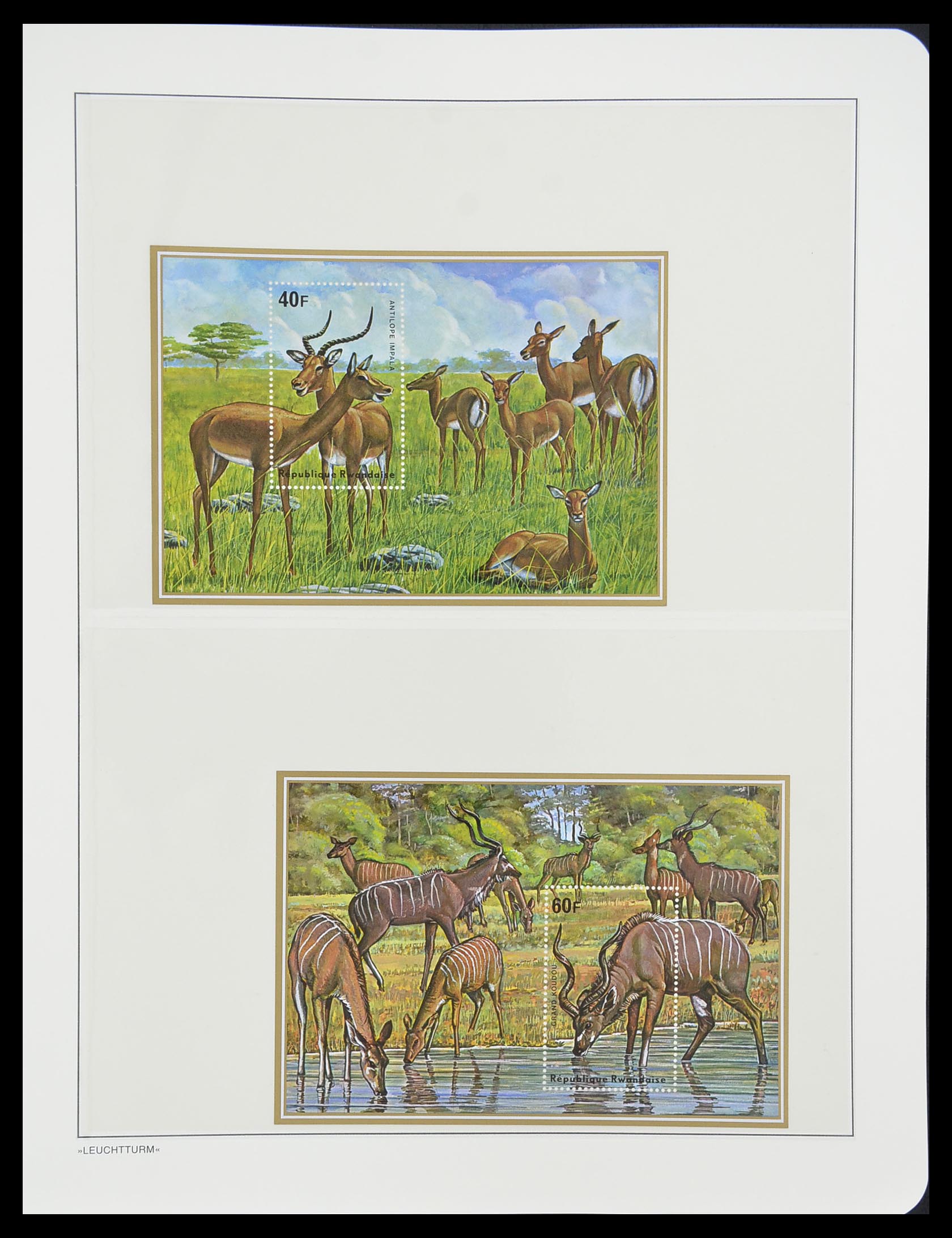 33766 066 - Stamp collection 33766 Rwanda 1962-1999.