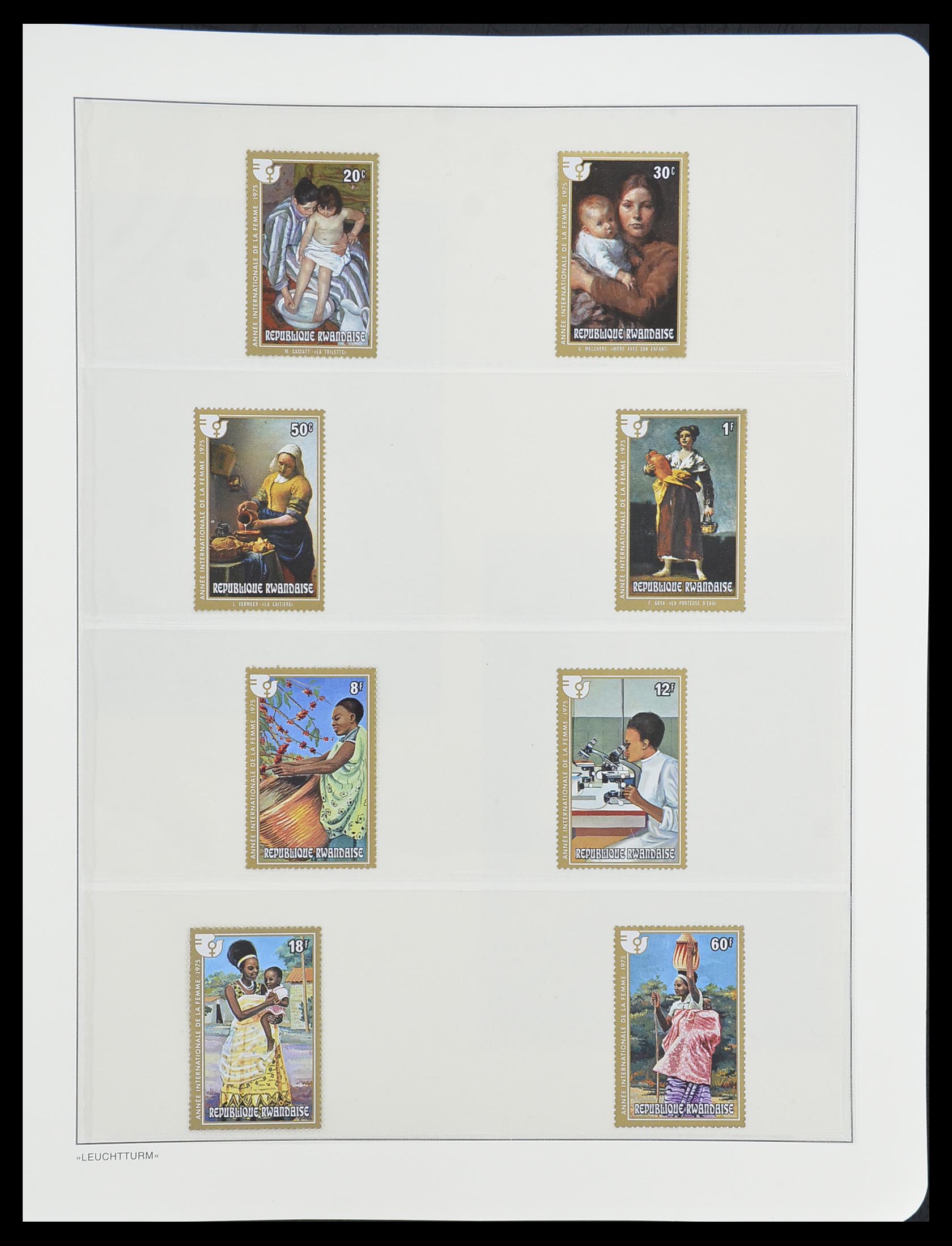 33766 075 - Postzegelverzameling 33766 Rwanda 1962-1999.