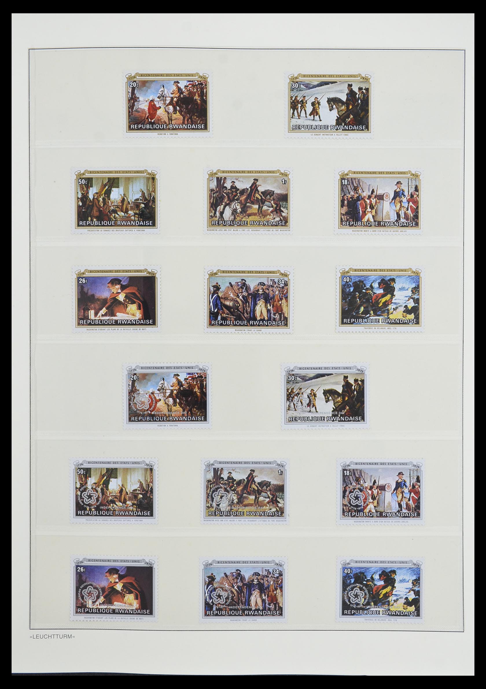 33766 085 - Postzegelverzameling 33766 Rwanda 1962-1999.