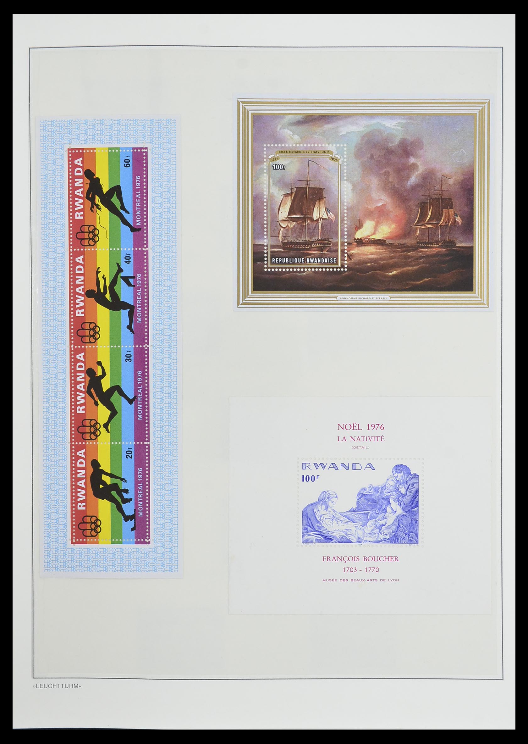 33766 086 - Postzegelverzameling 33766 Rwanda 1962-1999.