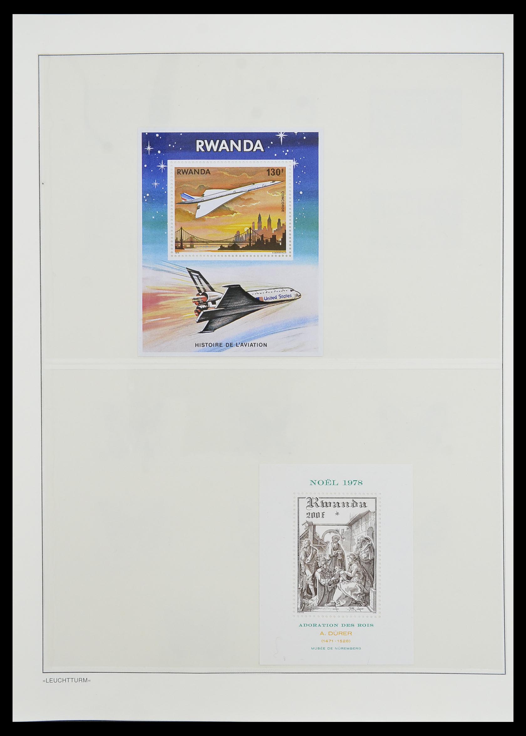 33766 100 - Postzegelverzameling 33766 Rwanda 1962-1999.