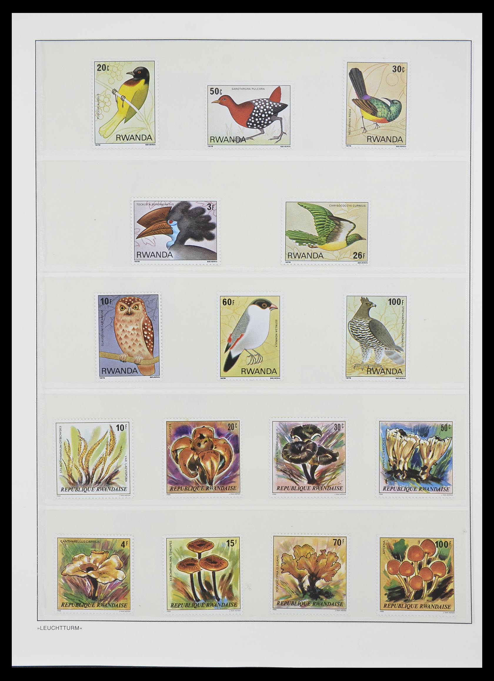 33766 105 - Postzegelverzameling 33766 Rwanda 1962-1999.