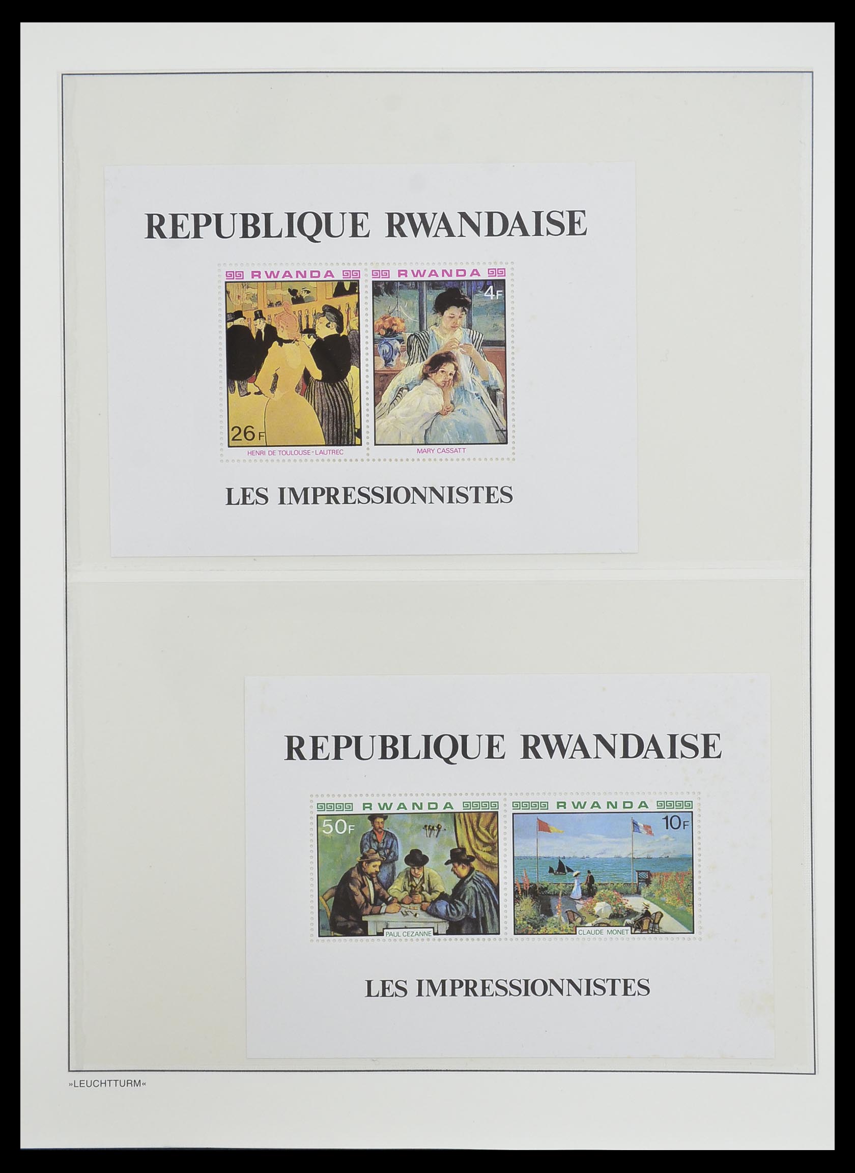 33766 108 - Stamp collection 33766 Rwanda 1962-1999.