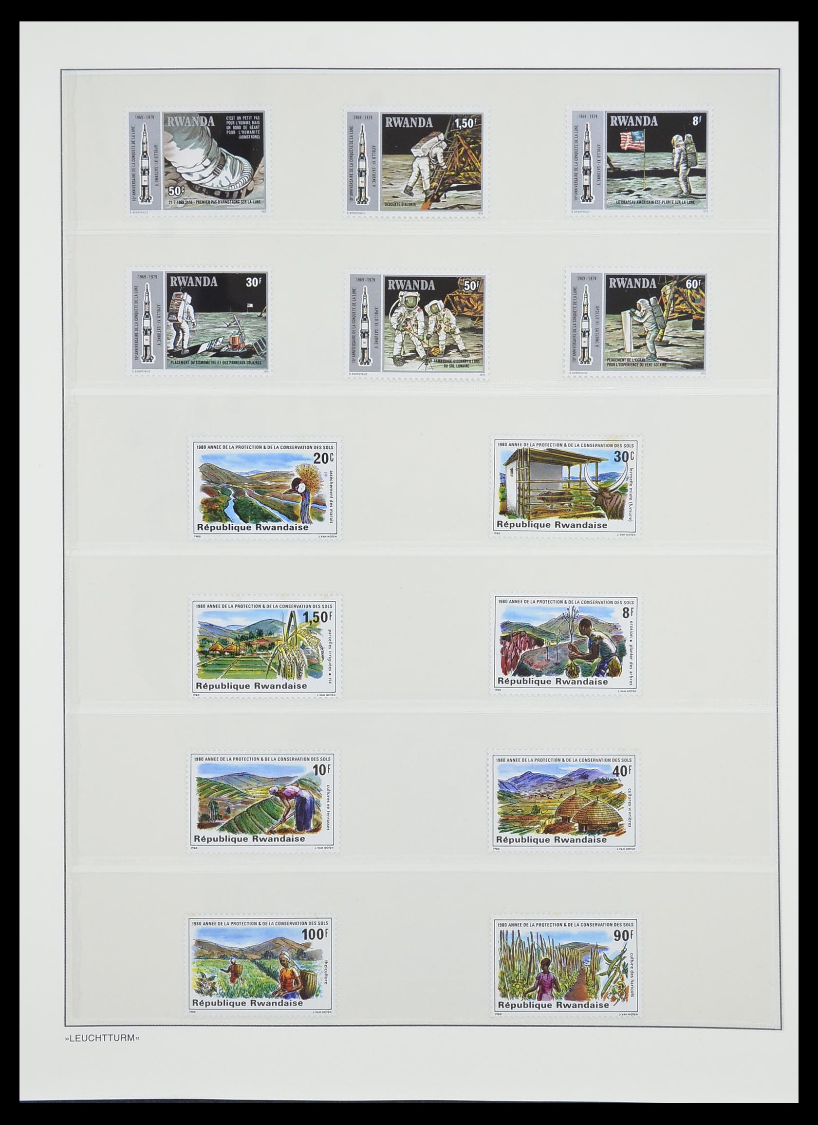 33766 111 - Stamp collection 33766 Rwanda 1962-1999.