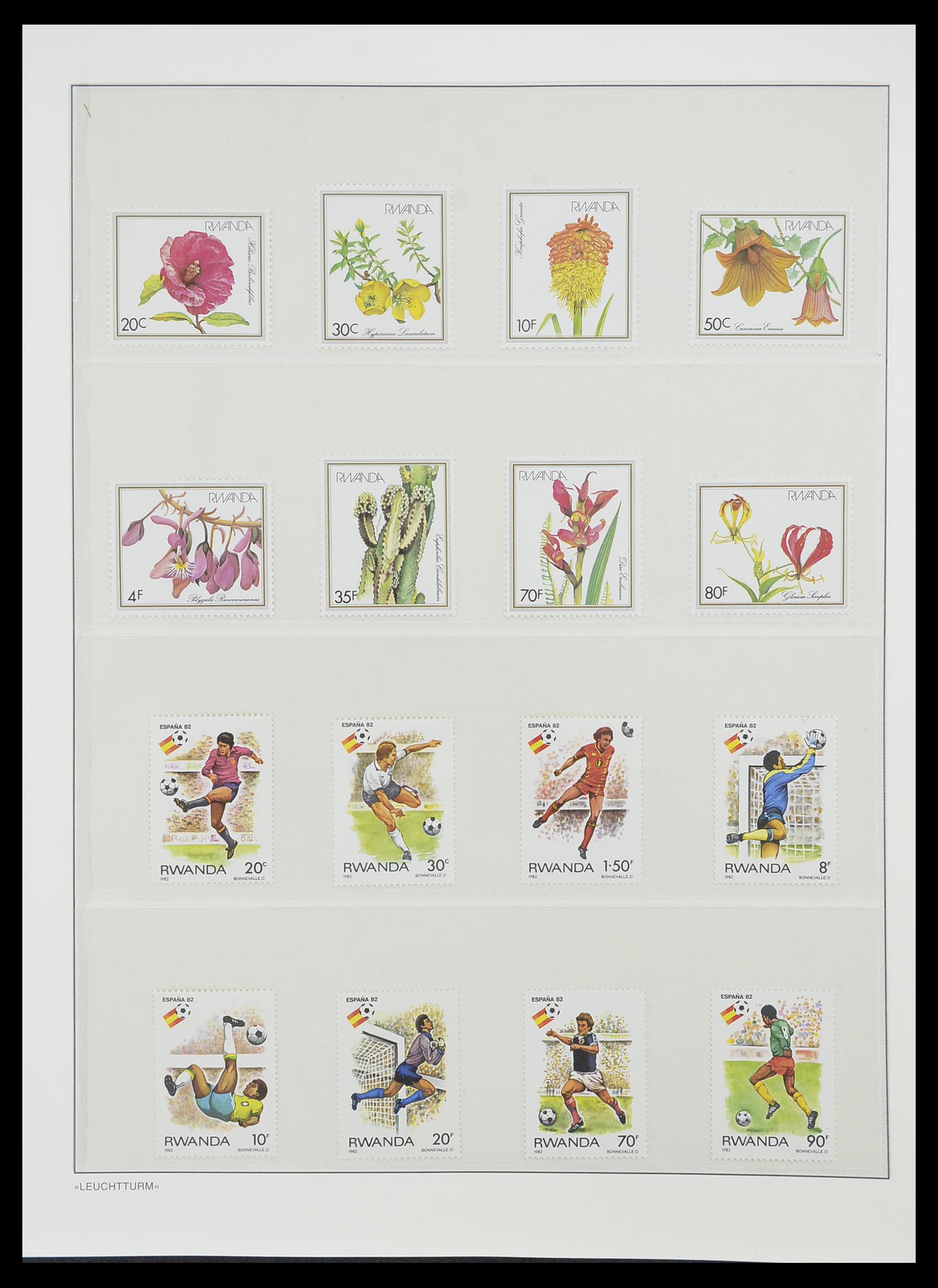 33766 119 - Postzegelverzameling 33766 Rwanda 1962-1999.