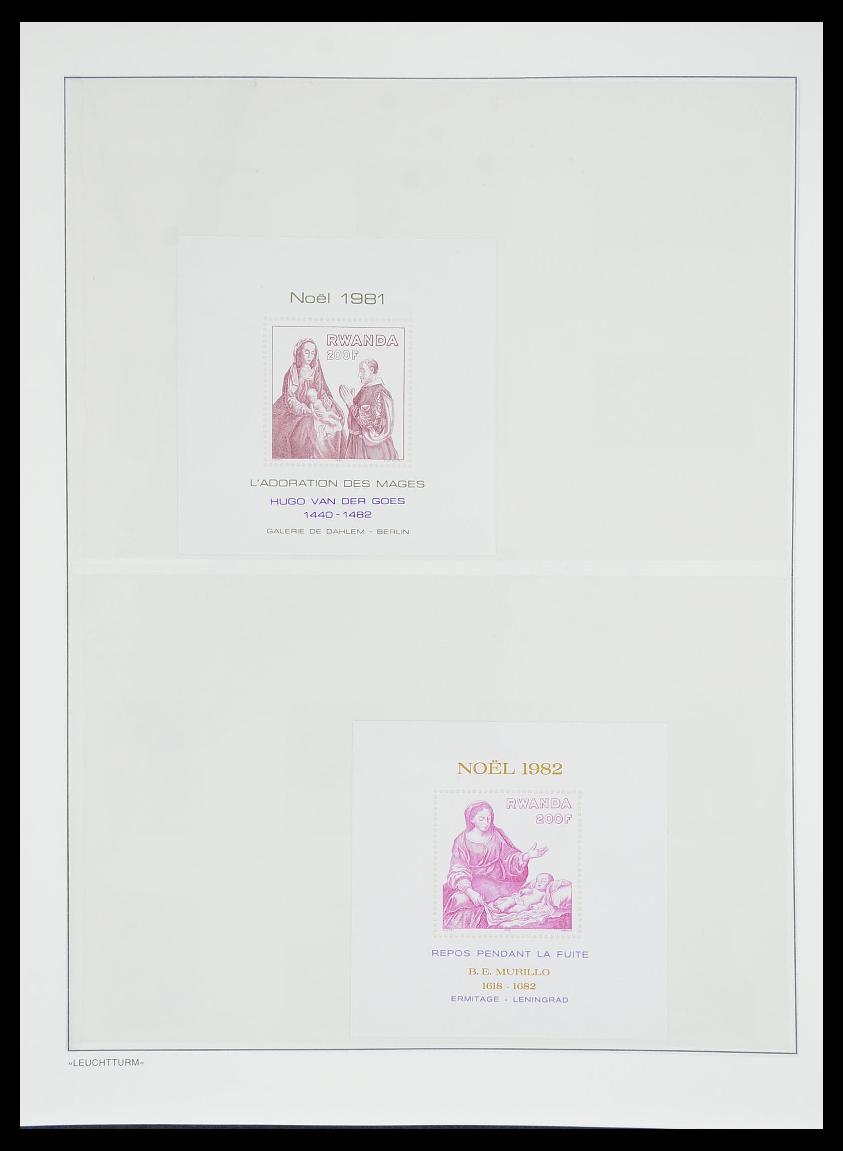 33766 124 - Postzegelverzameling 33766 Rwanda 1962-1999.
