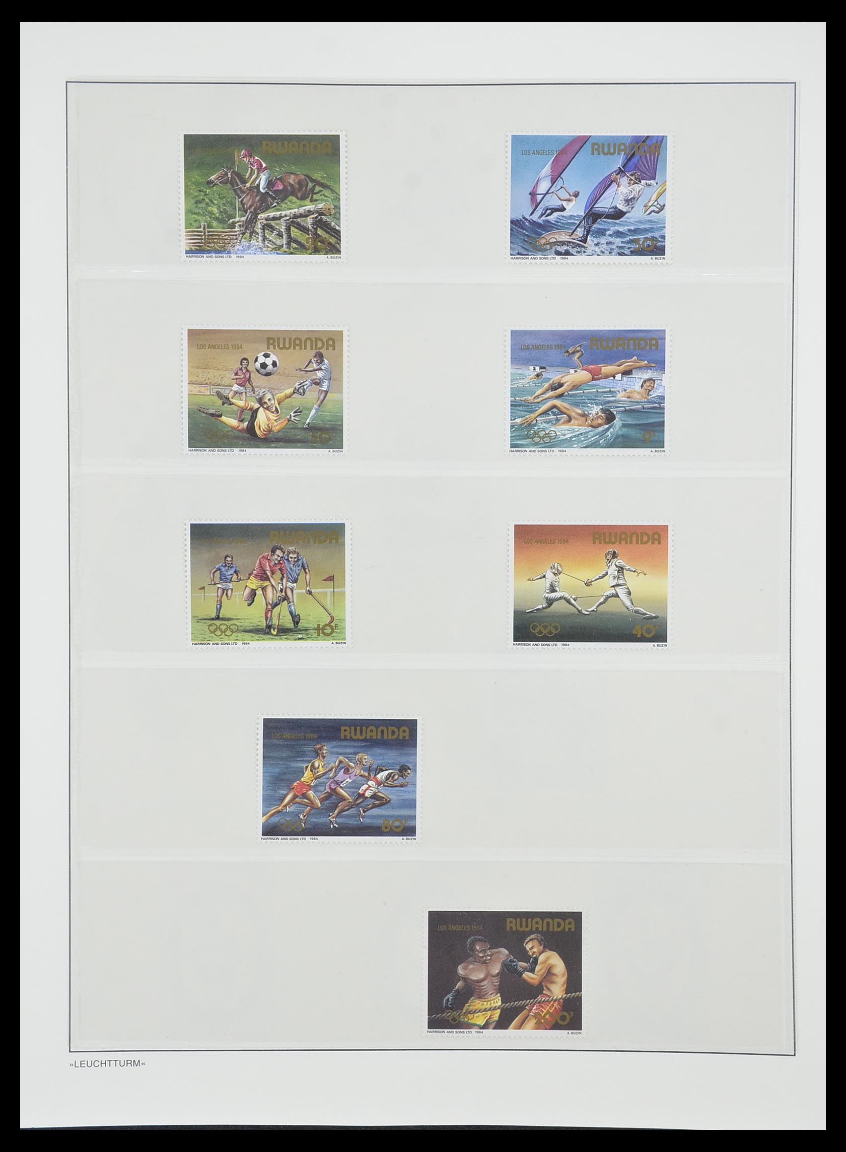 33766 131 - Postzegelverzameling 33766 Rwanda 1962-1999.