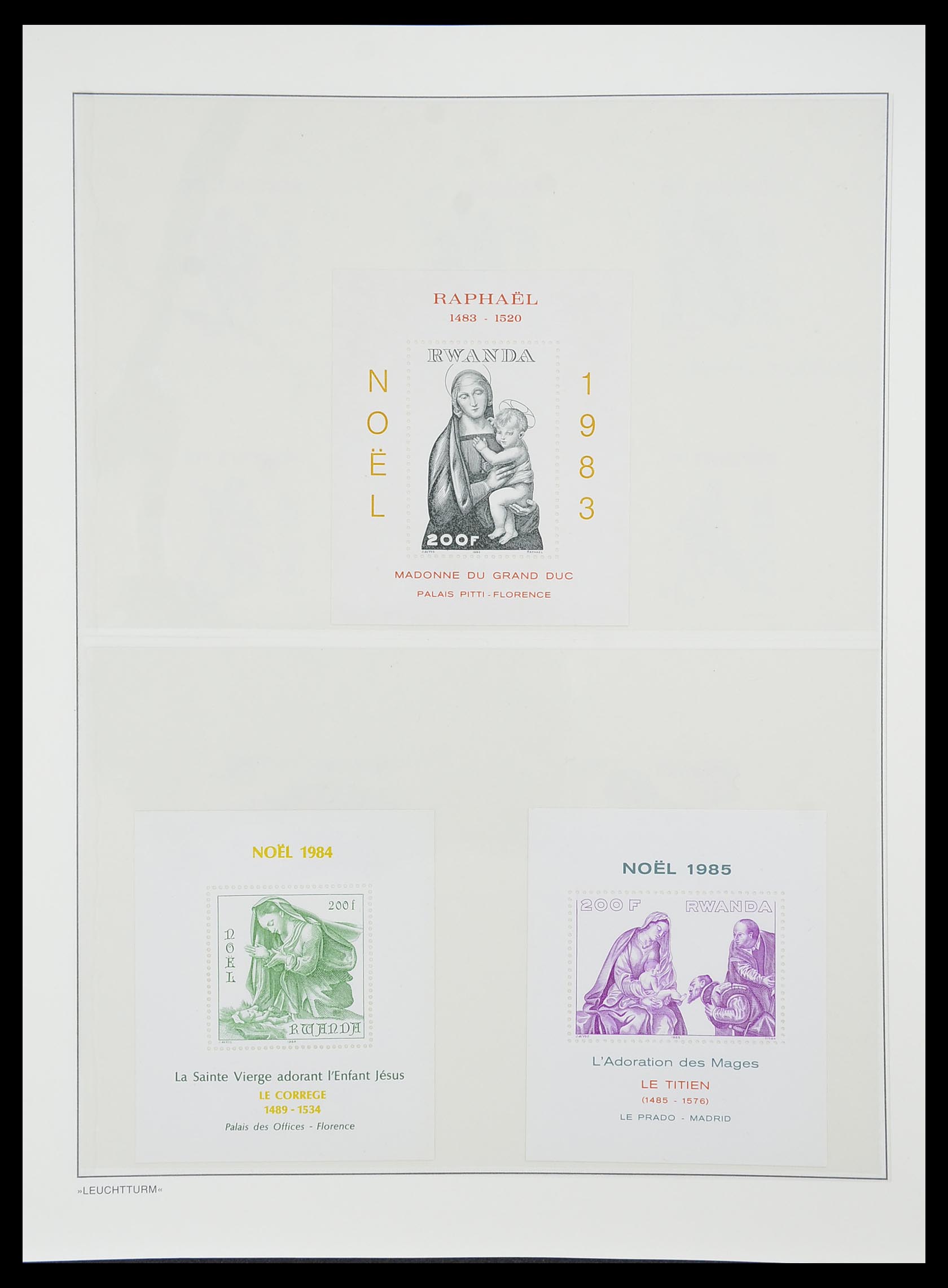 33766 136 - Postzegelverzameling 33766 Rwanda 1962-1999.