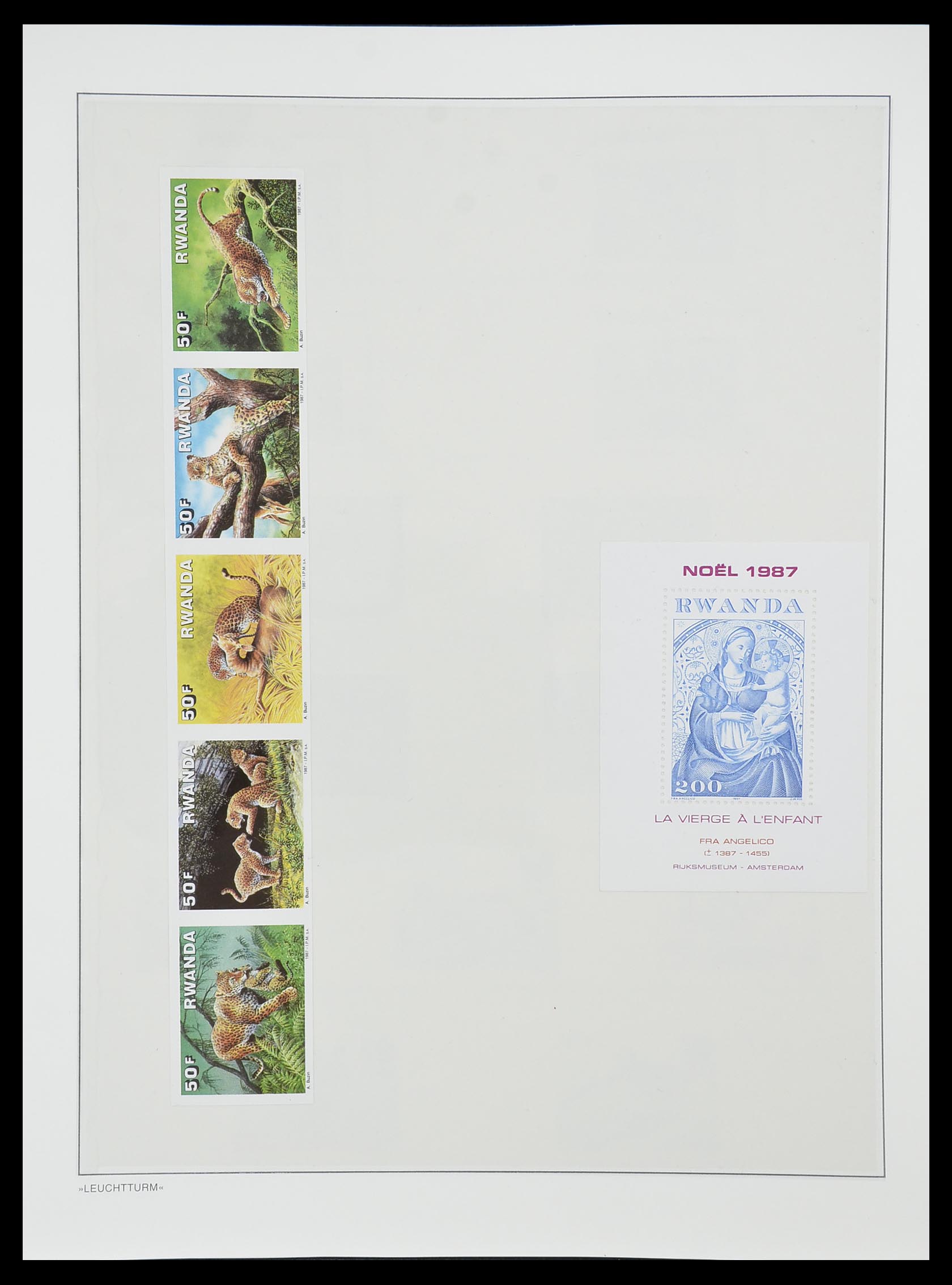 33766 142 - Postzegelverzameling 33766 Rwanda 1962-1999.
