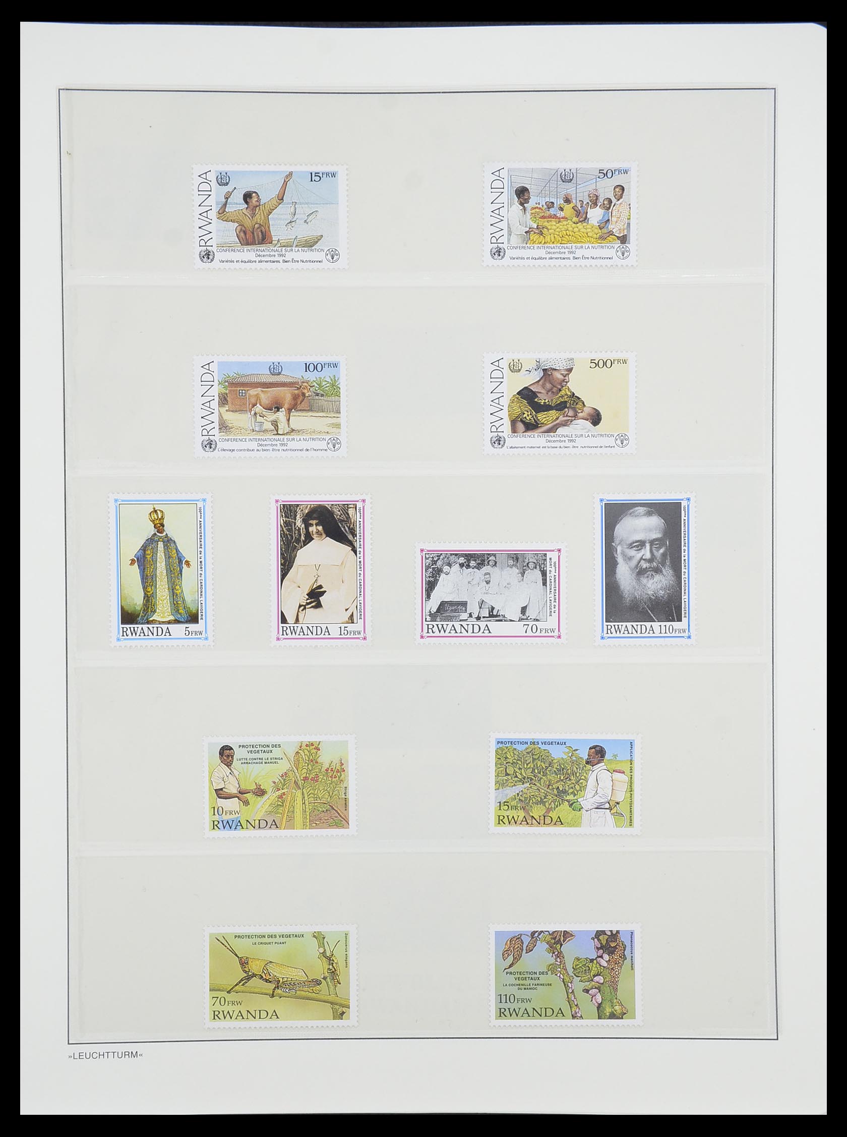 33766 151 - Stamp collection 33766 Rwanda 1962-1999.