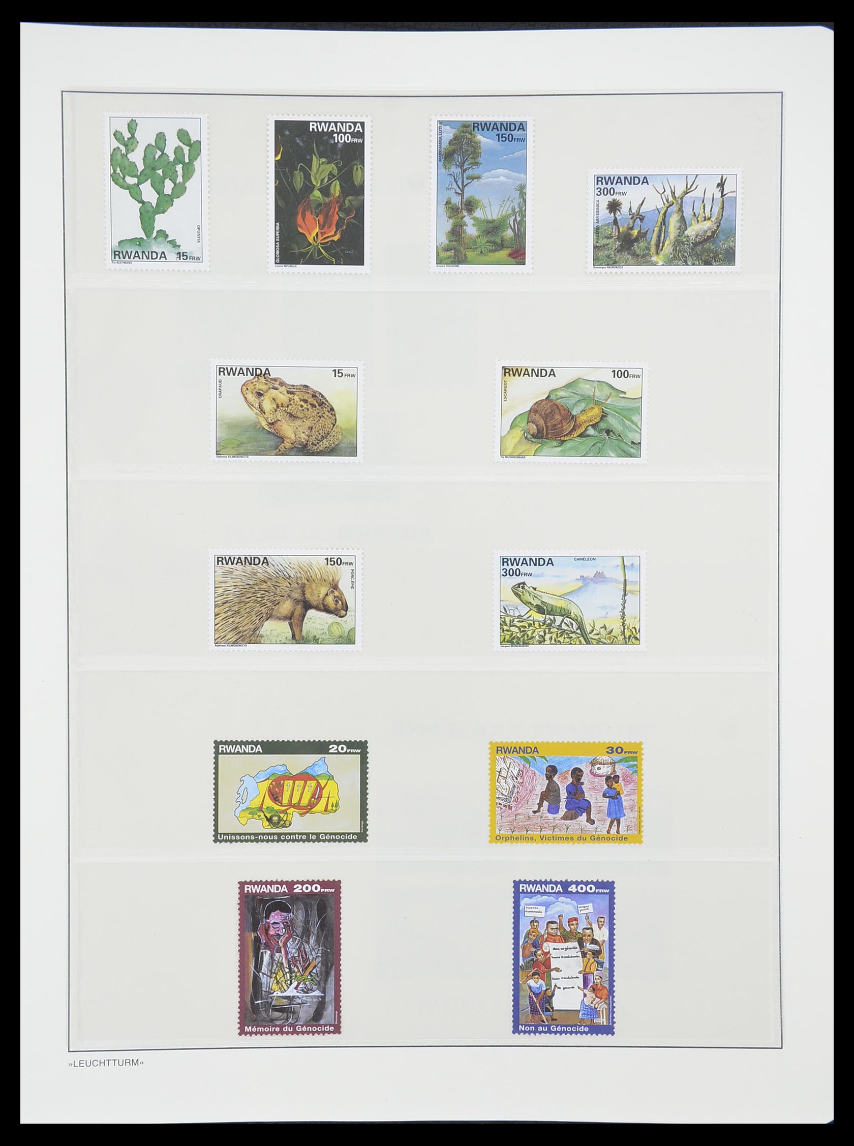 33766 153 - Postzegelverzameling 33766 Rwanda 1962-1999.