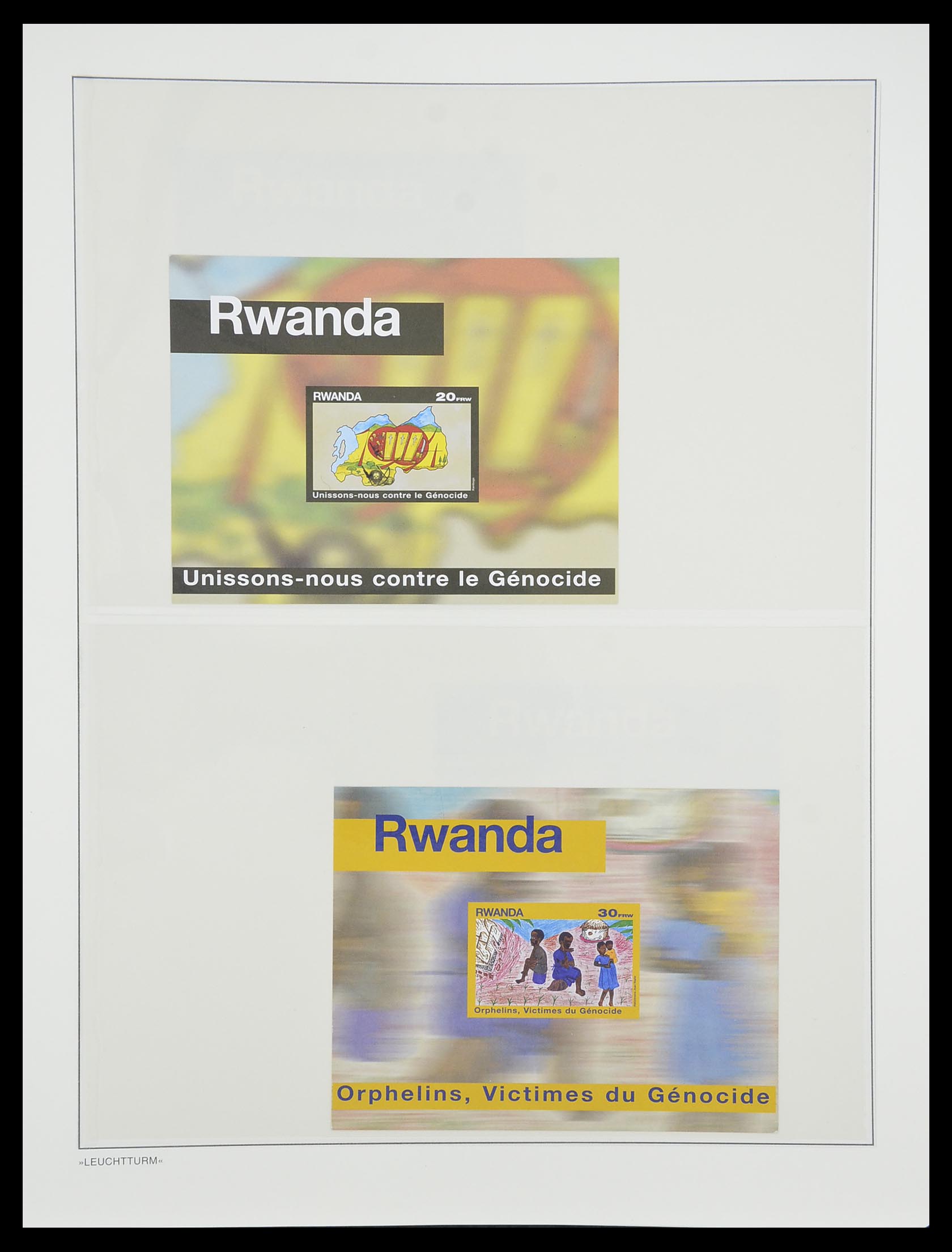 33766 155 - Postzegelverzameling 33766 Rwanda 1962-1999.