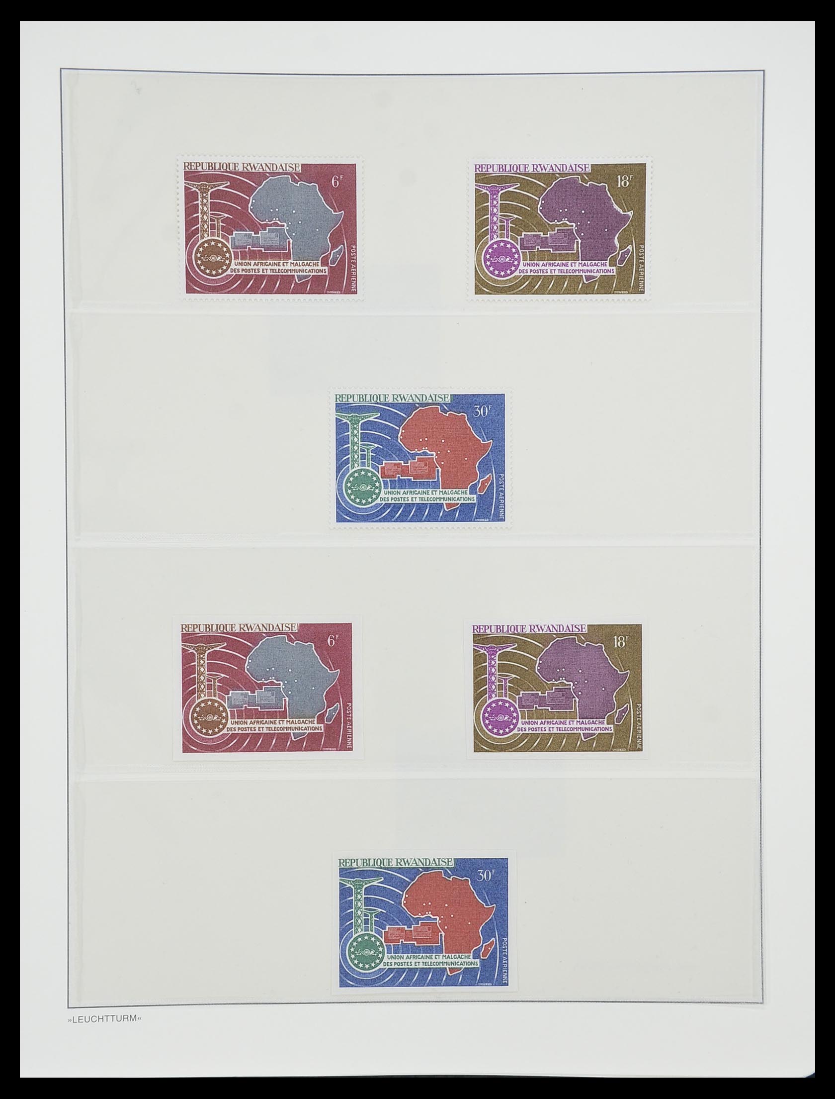 33766 157 - Postzegelverzameling 33766 Rwanda 1962-1999.