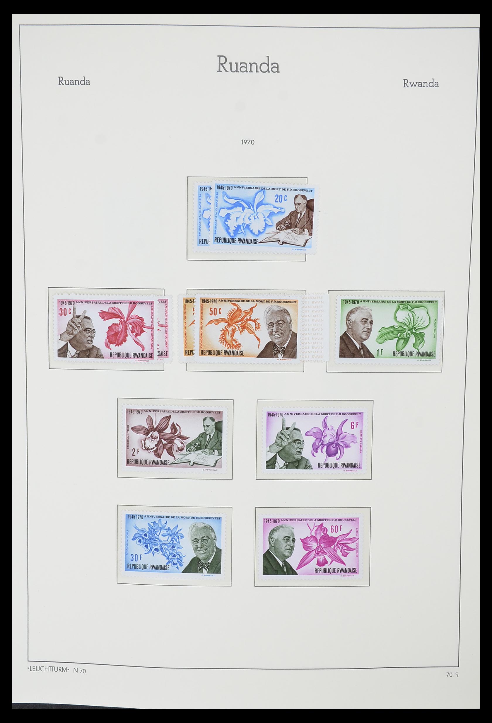 33767 059 - Postzegelverzameling 33767 Rwanda 1962-1988.