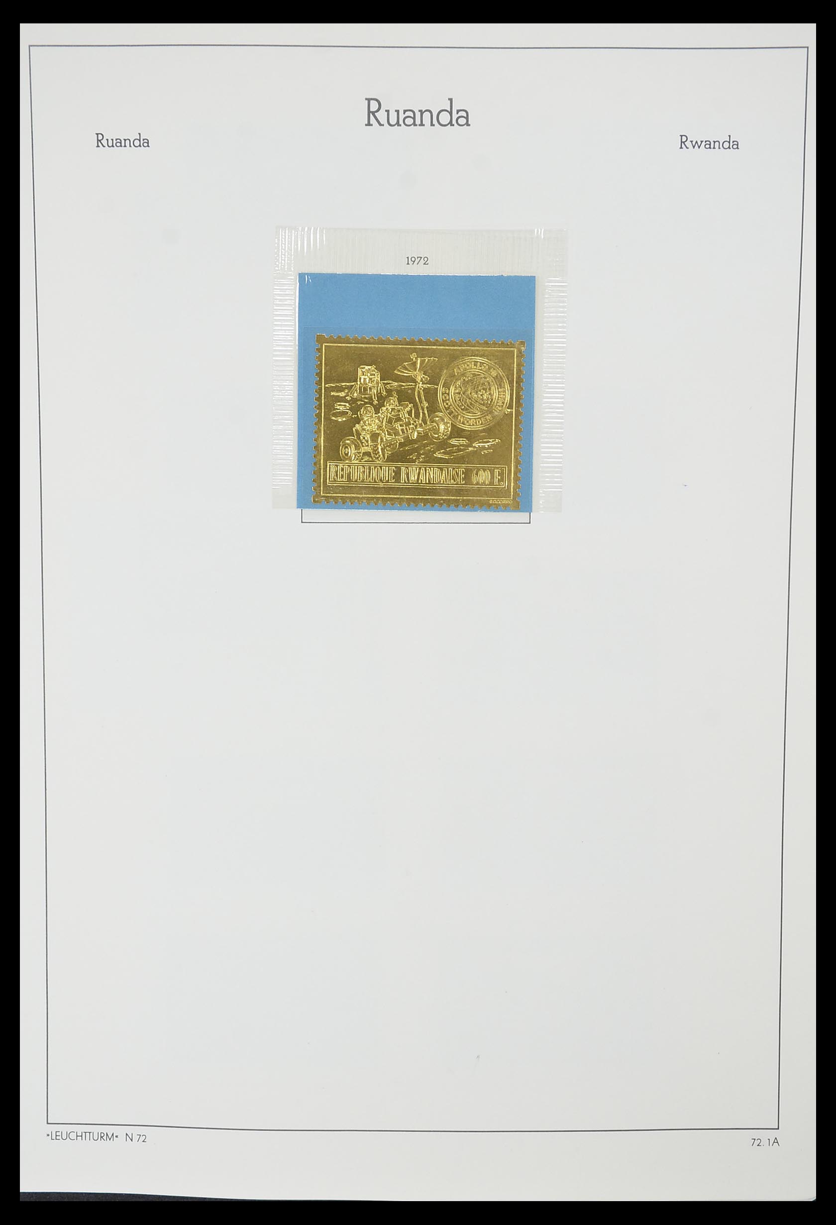 33767 068 - Postzegelverzameling 33767 Rwanda 1962-1988.