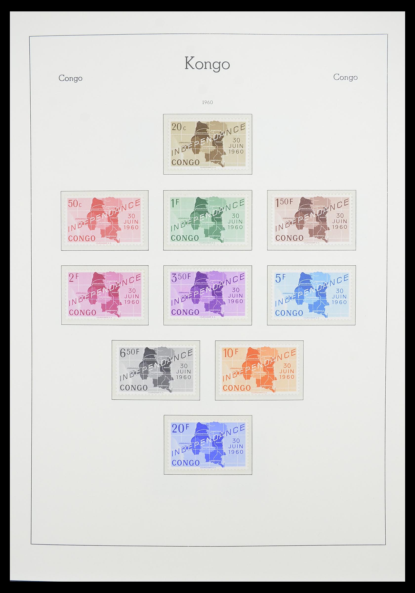 33768 001 - Postzegelverzameling 33768 Congo/Zaïre 1960-2006.