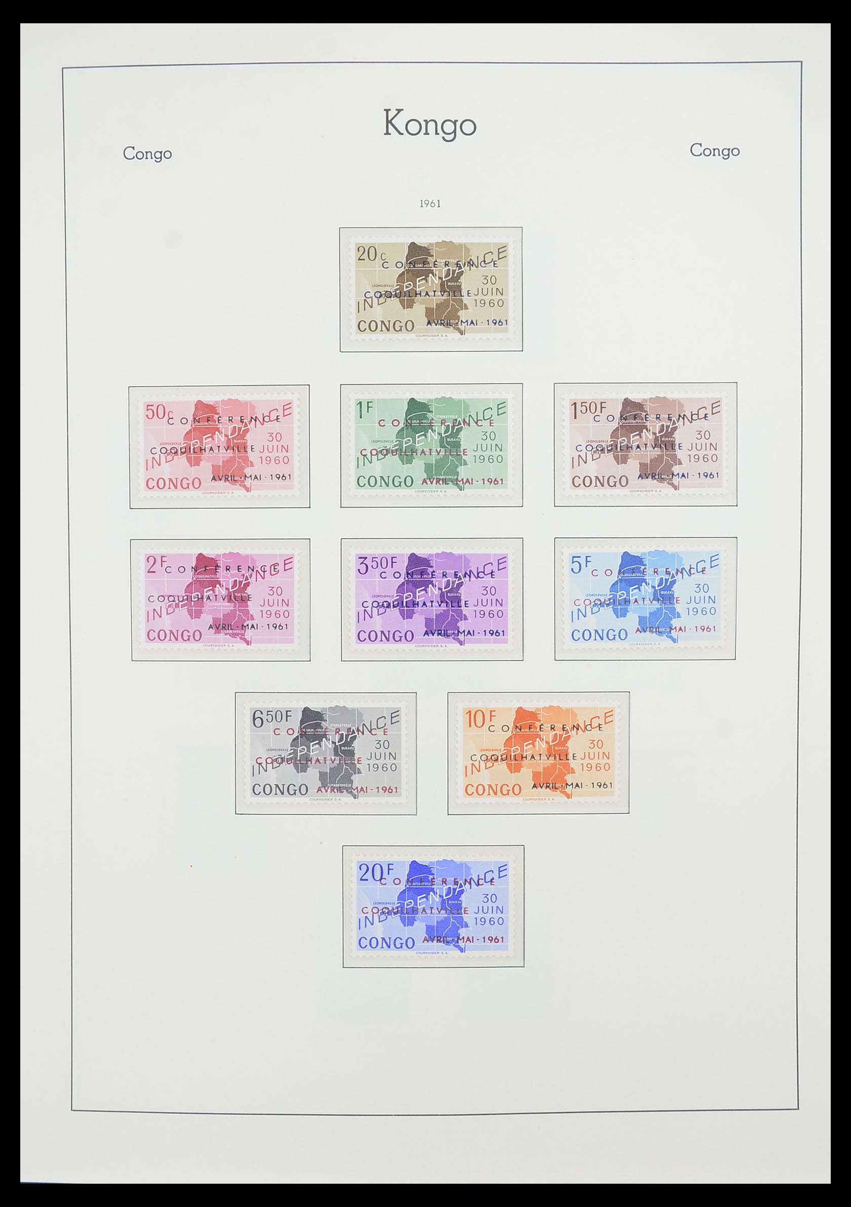 33768 005 - Postzegelverzameling 33768 Congo/Zaïre 1960-2006.