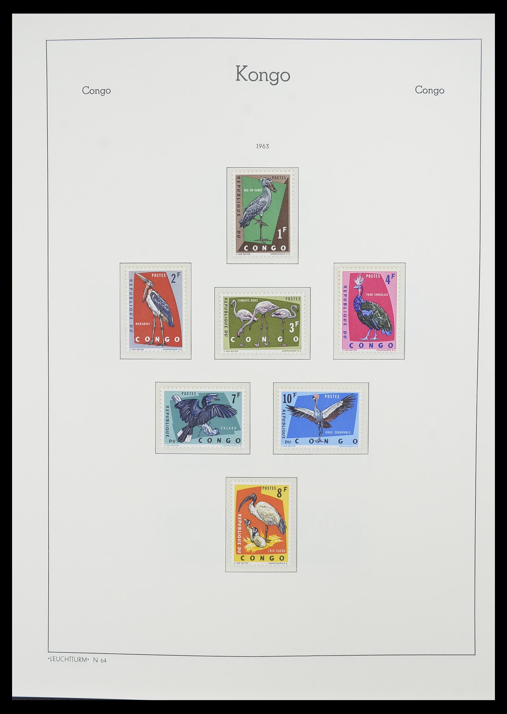 33768 014 - Postzegelverzameling 33768 Congo/Zaïre 1960-2006.