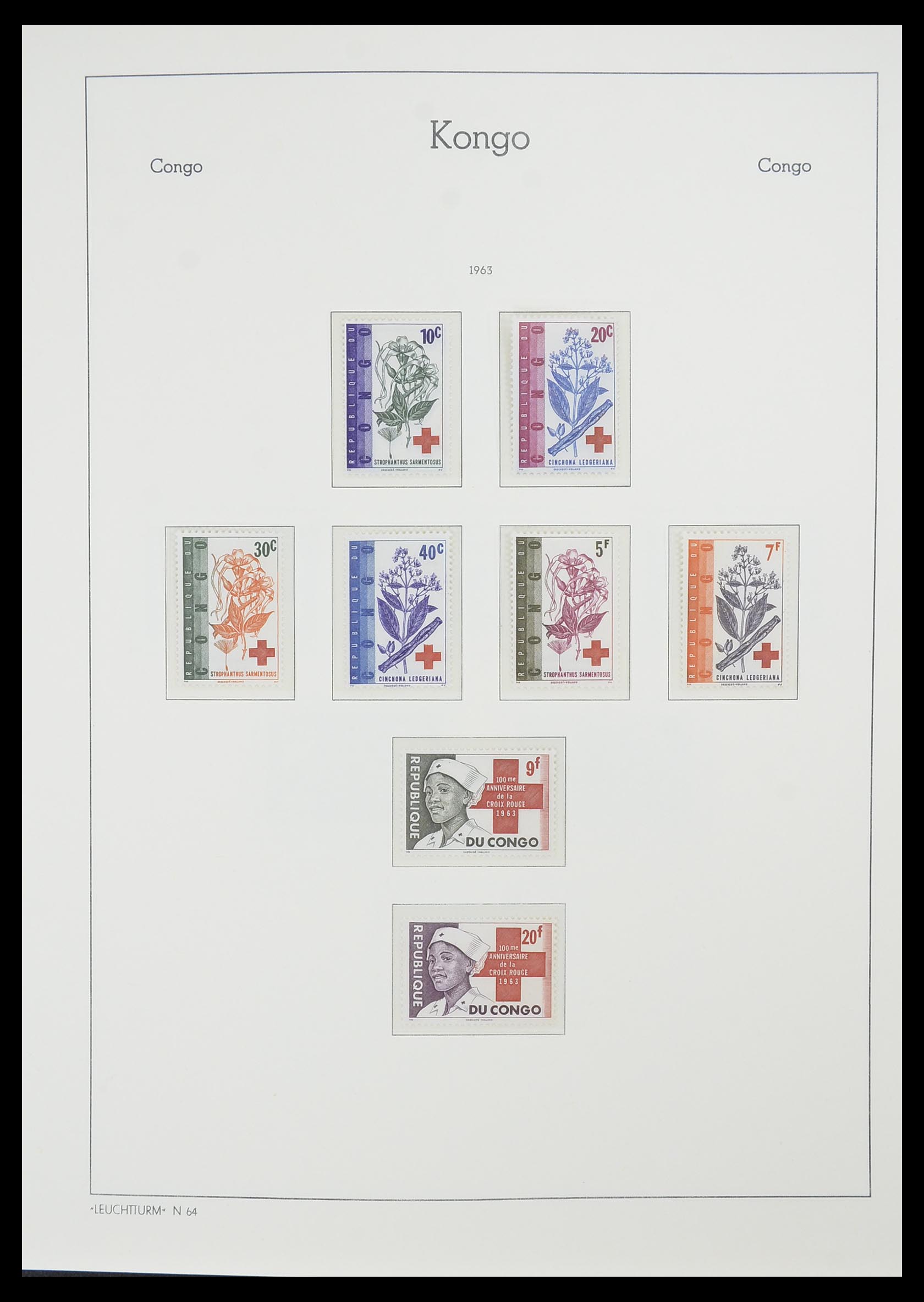 33768 016 - Postzegelverzameling 33768 Congo/Zaïre 1960-2006.