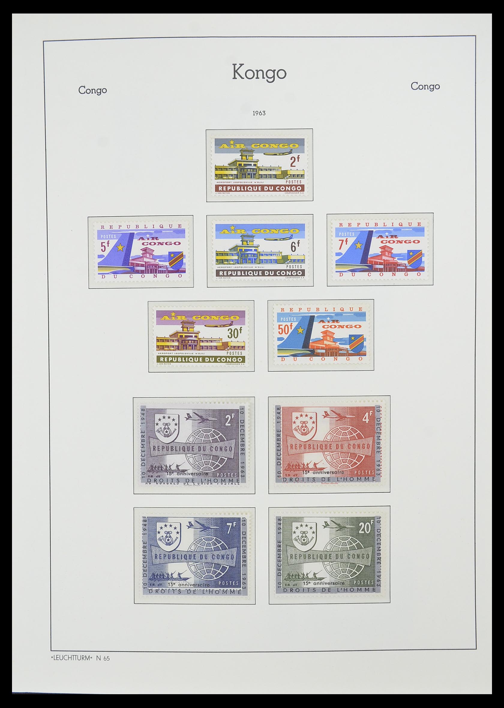 33768 018 - Postzegelverzameling 33768 Congo/Zaïre 1960-2006.