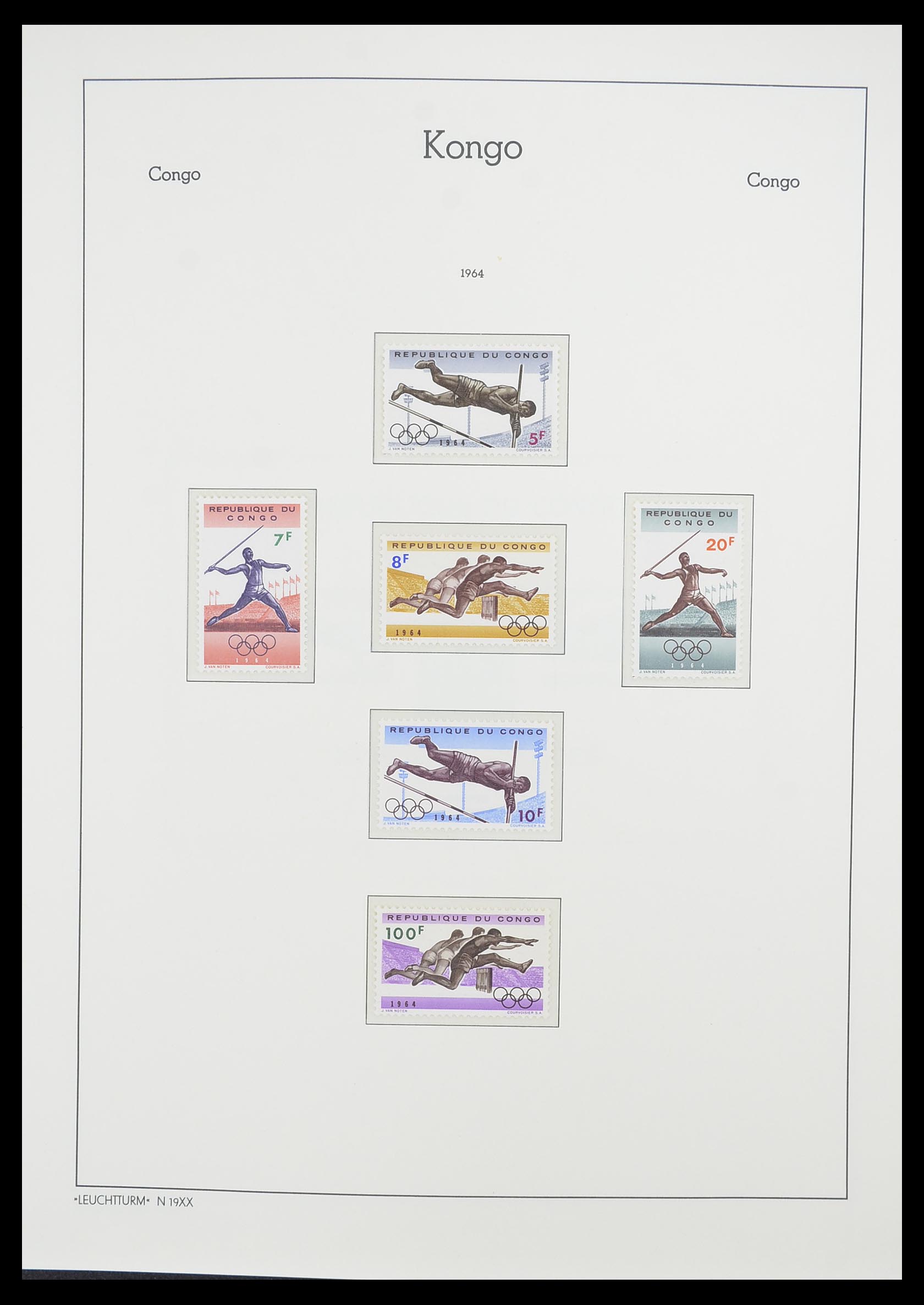 33768 024 - Postzegelverzameling 33768 Congo/Zaïre 1960-2006.