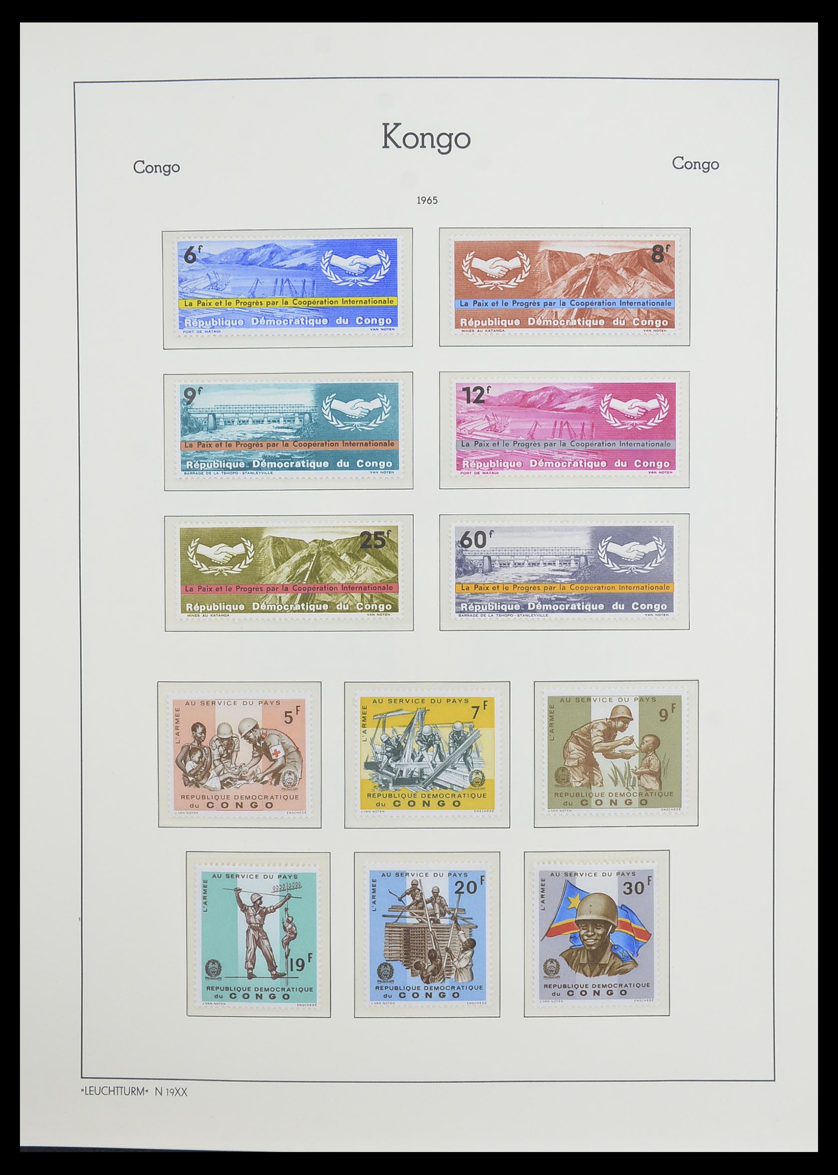33768 030 - Postzegelverzameling 33768 Congo/Zaïre 1960-2006.