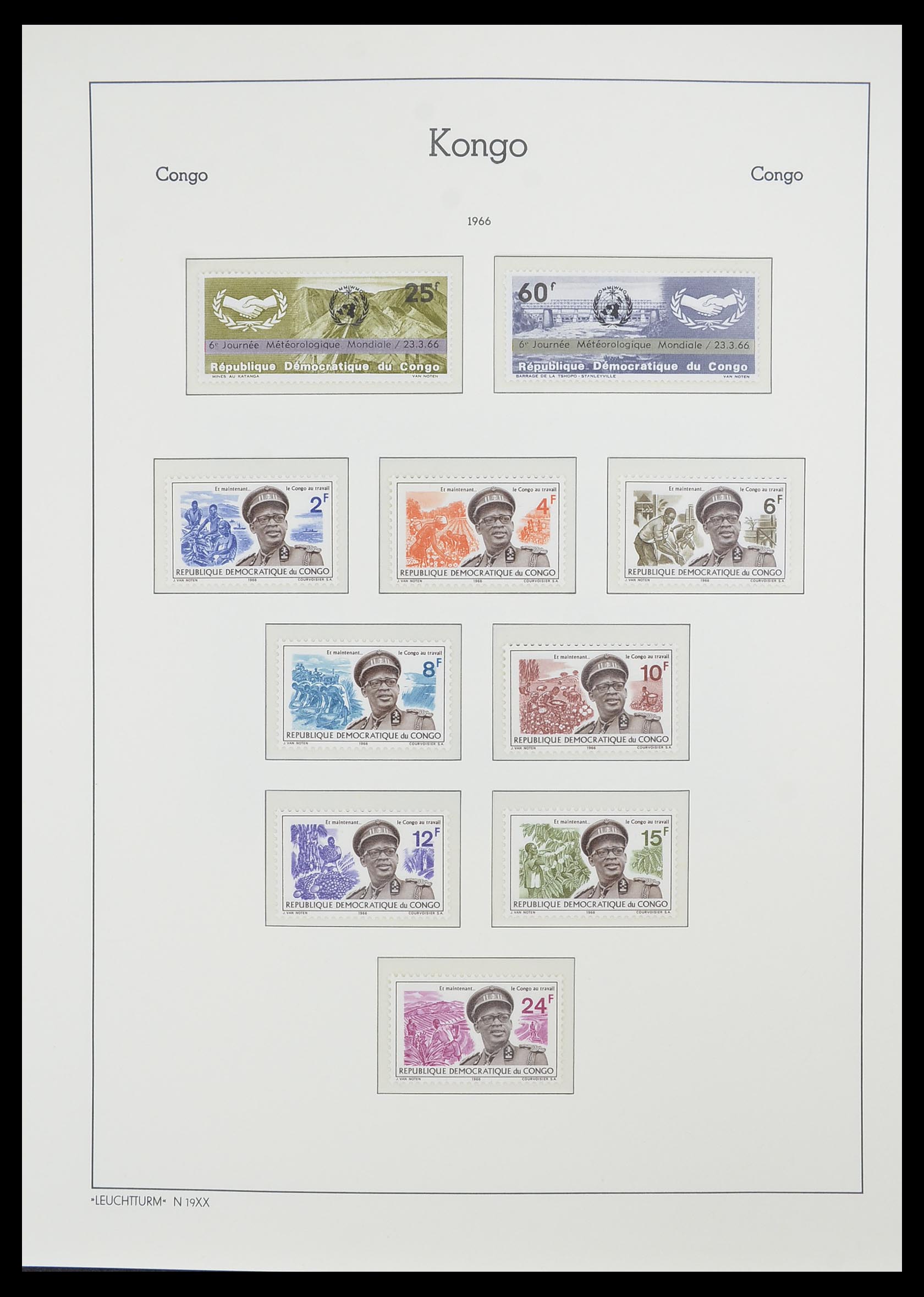 33768 031 - Postzegelverzameling 33768 Congo/Zaïre 1960-2006.