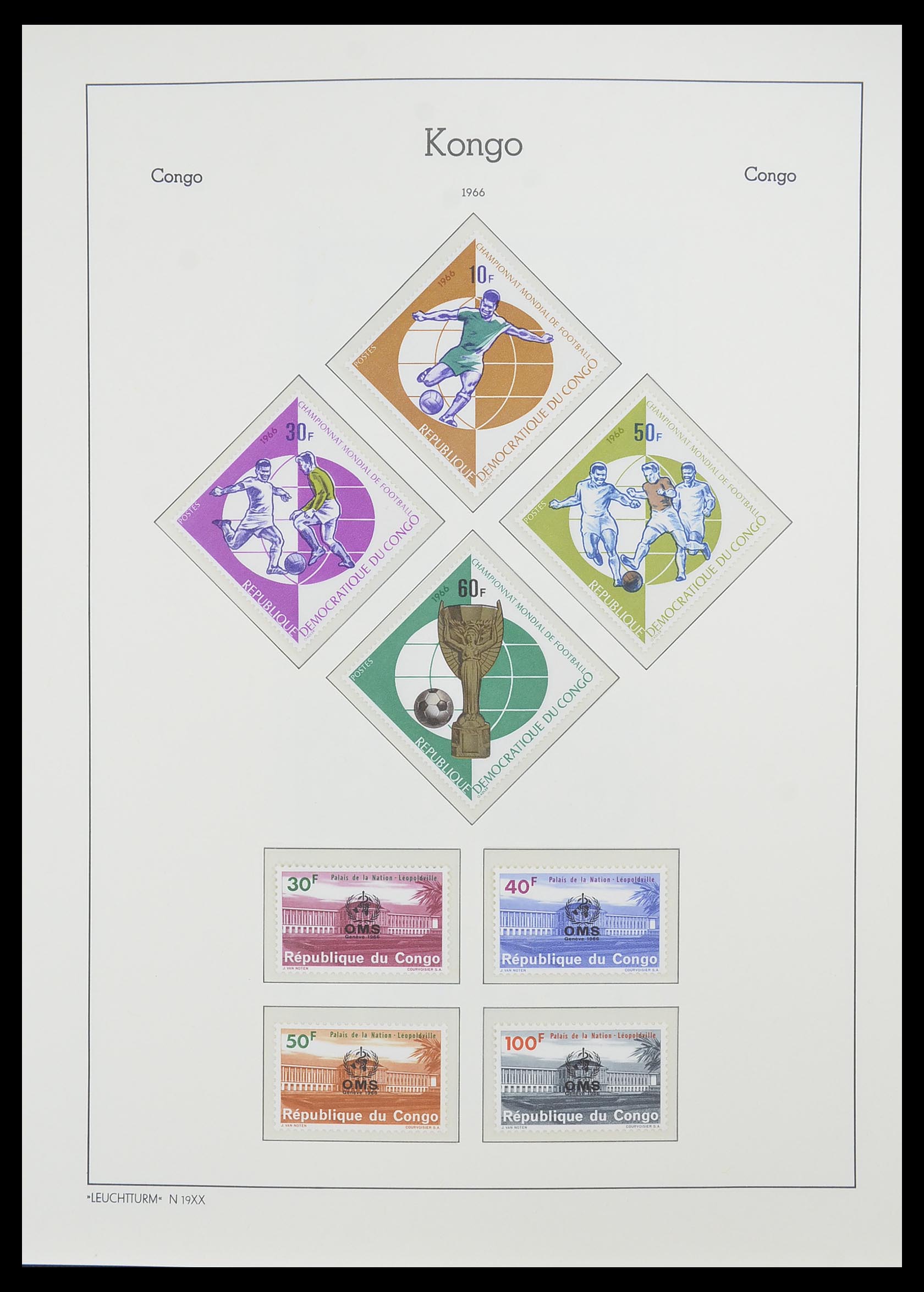 33768 034 - Postzegelverzameling 33768 Congo/Zaïre 1960-2006.