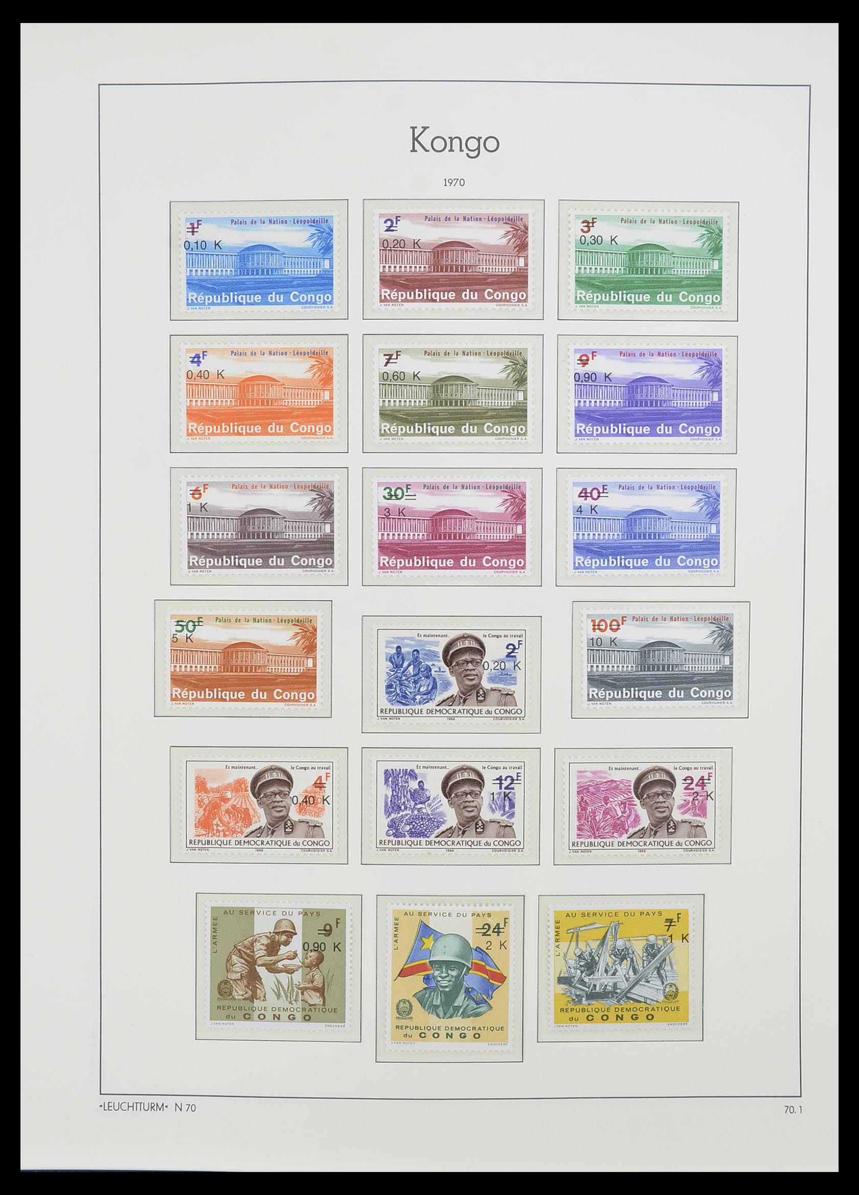 33768 045 - Postzegelverzameling 33768 Congo/Zaïre 1960-2006.