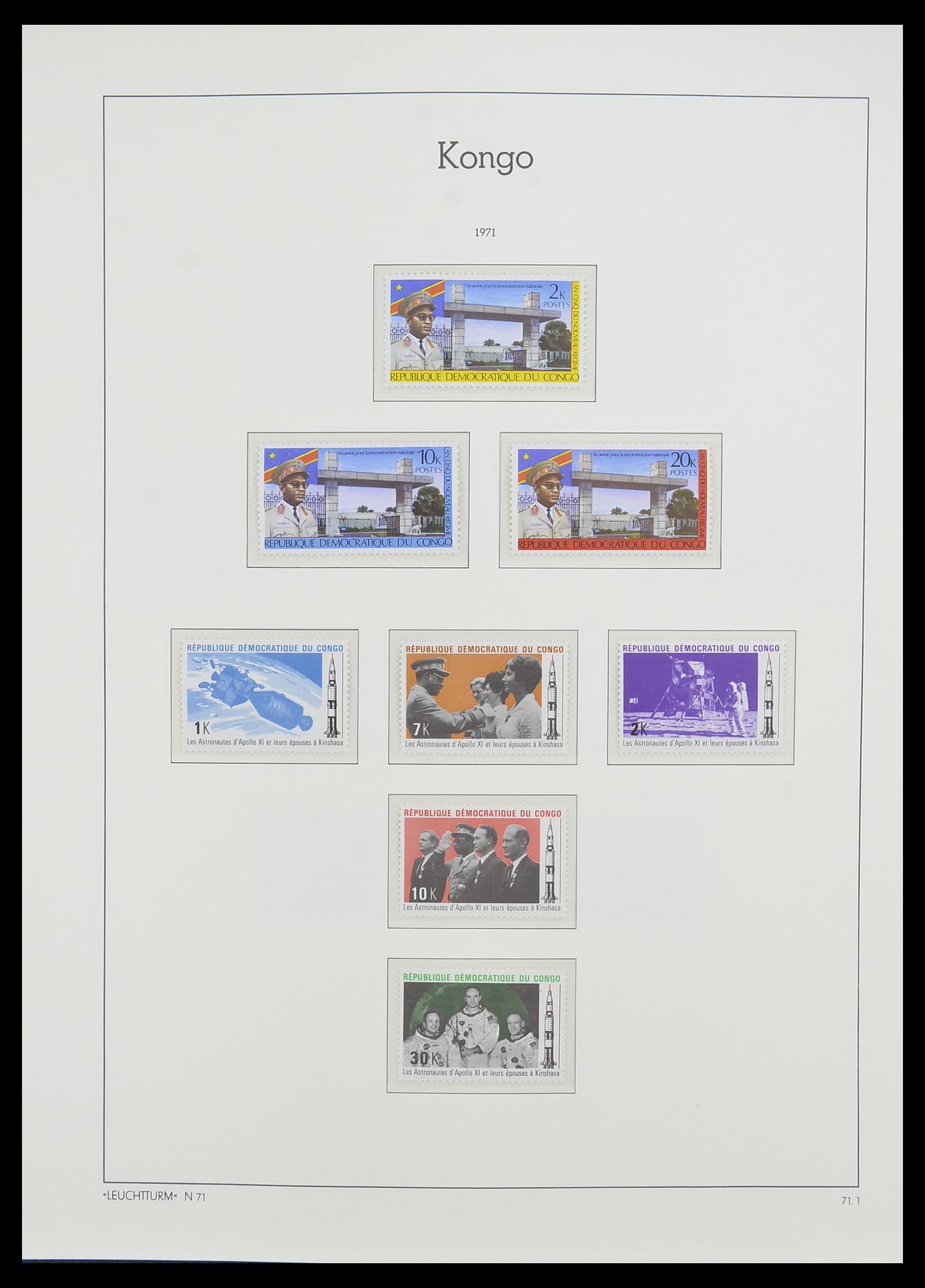 33768 047 - Postzegelverzameling 33768 Congo/Zaïre 1960-2006.