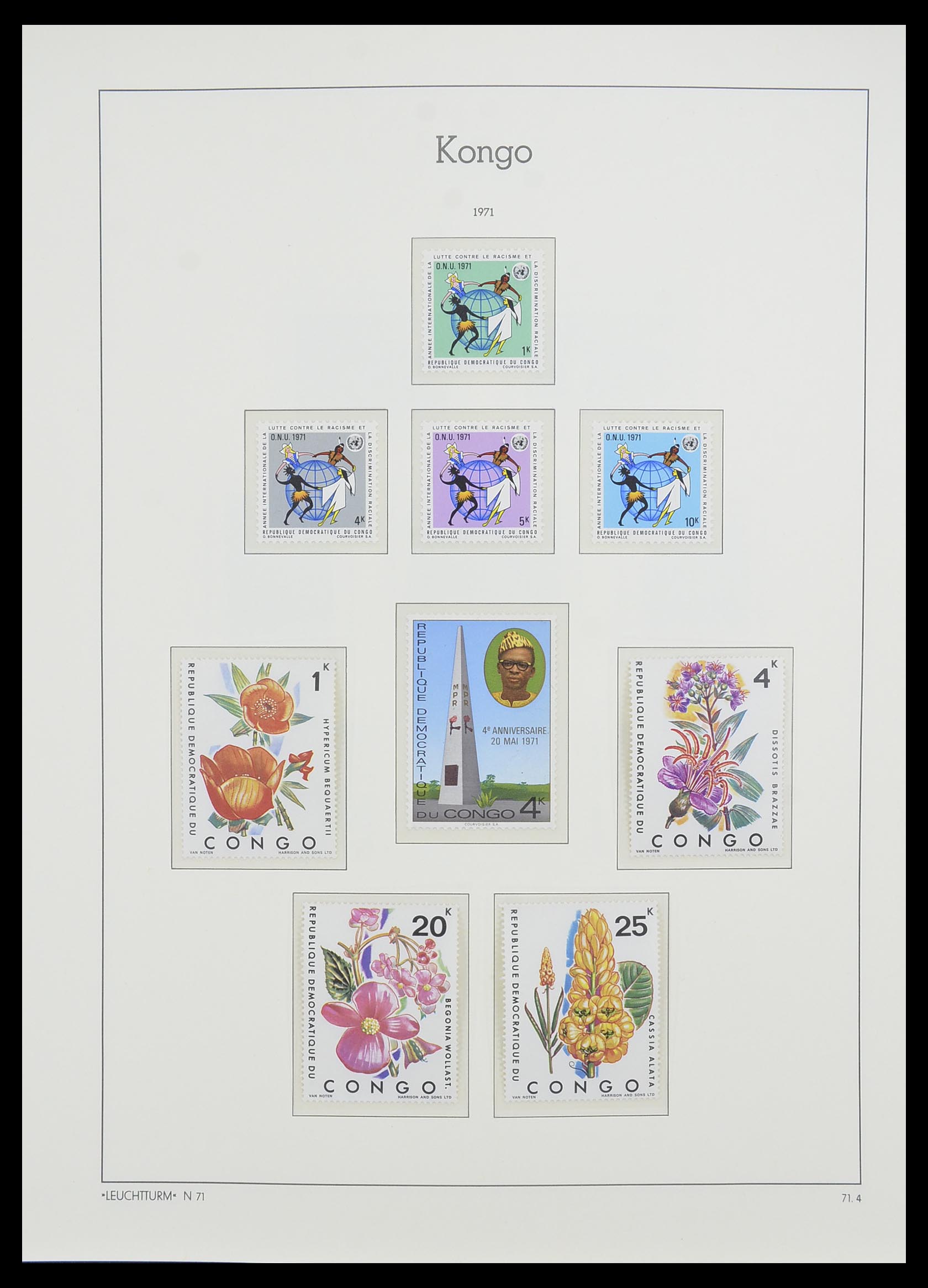33768 050 - Postzegelverzameling 33768 Congo/Zaïre 1960-2006.