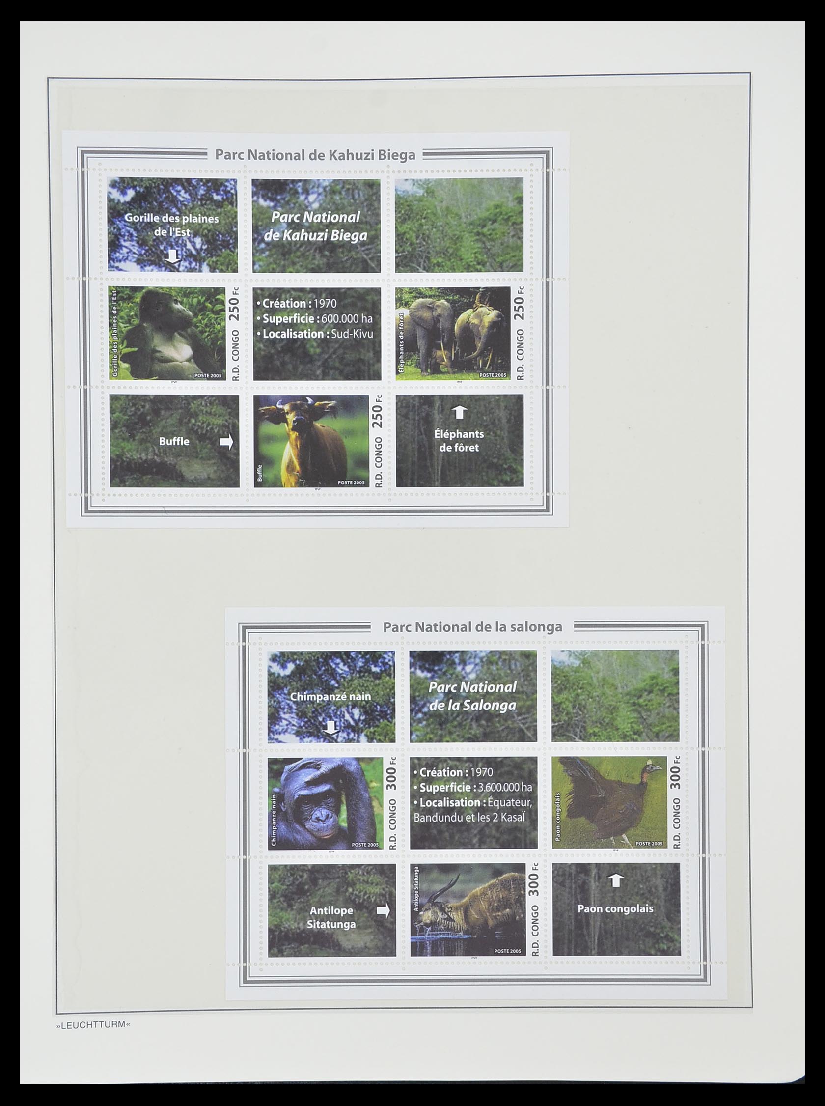 33768 286 - Postzegelverzameling 33768 Congo/Zaïre 1960-2006.