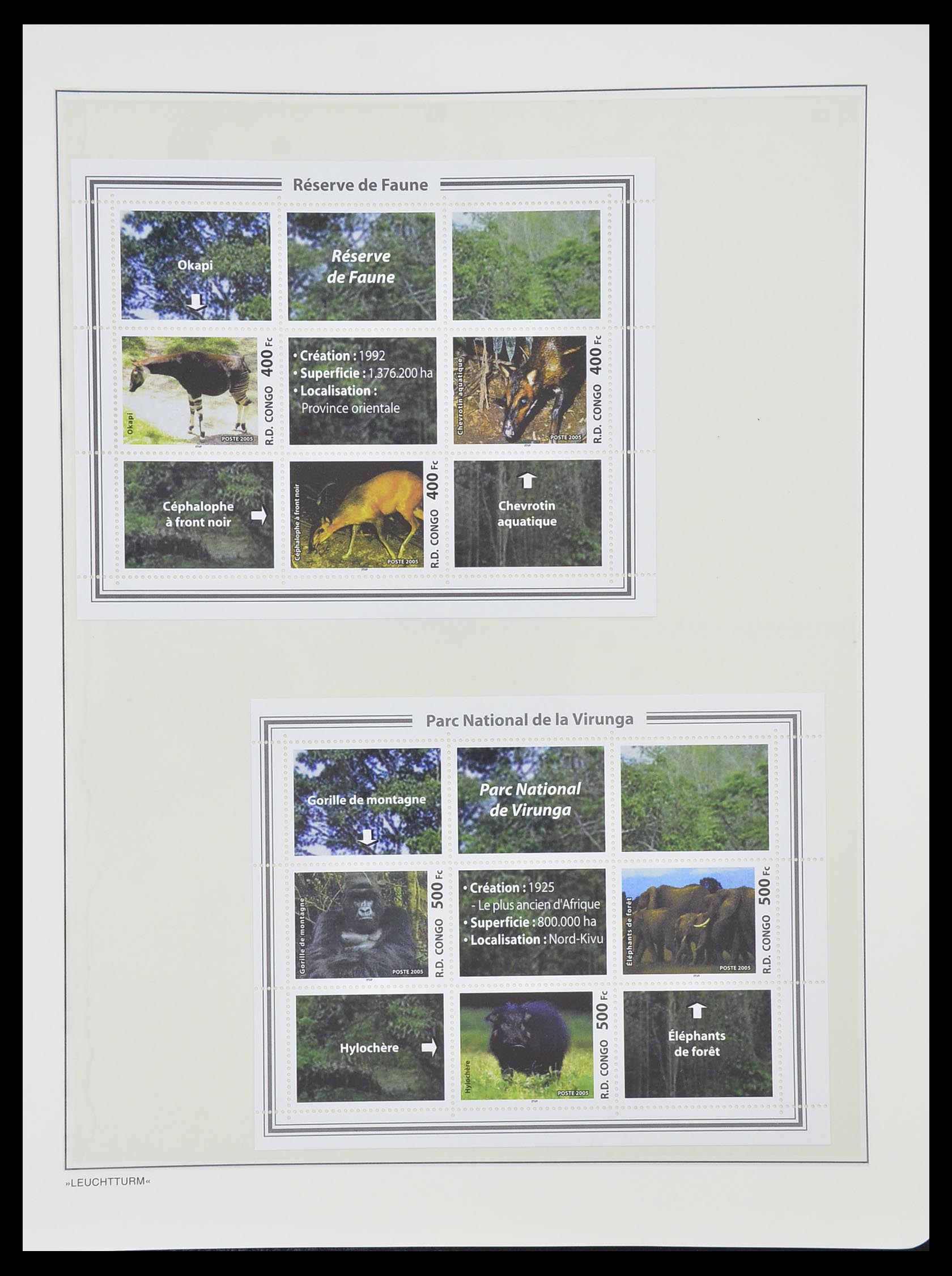33768 287 - Stamp collection 33768 Congo/Zaïre 1960-2006.