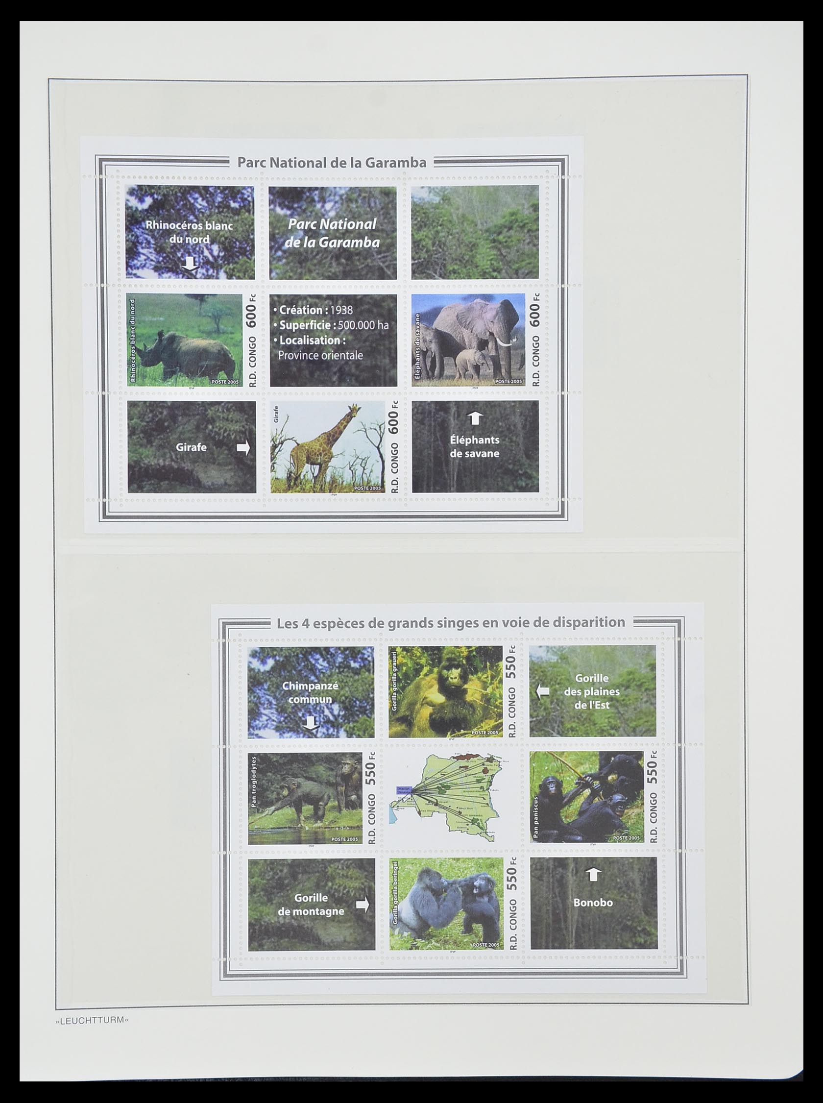 33768 288 - Stamp collection 33768 Congo/Zaïre 1960-2006.