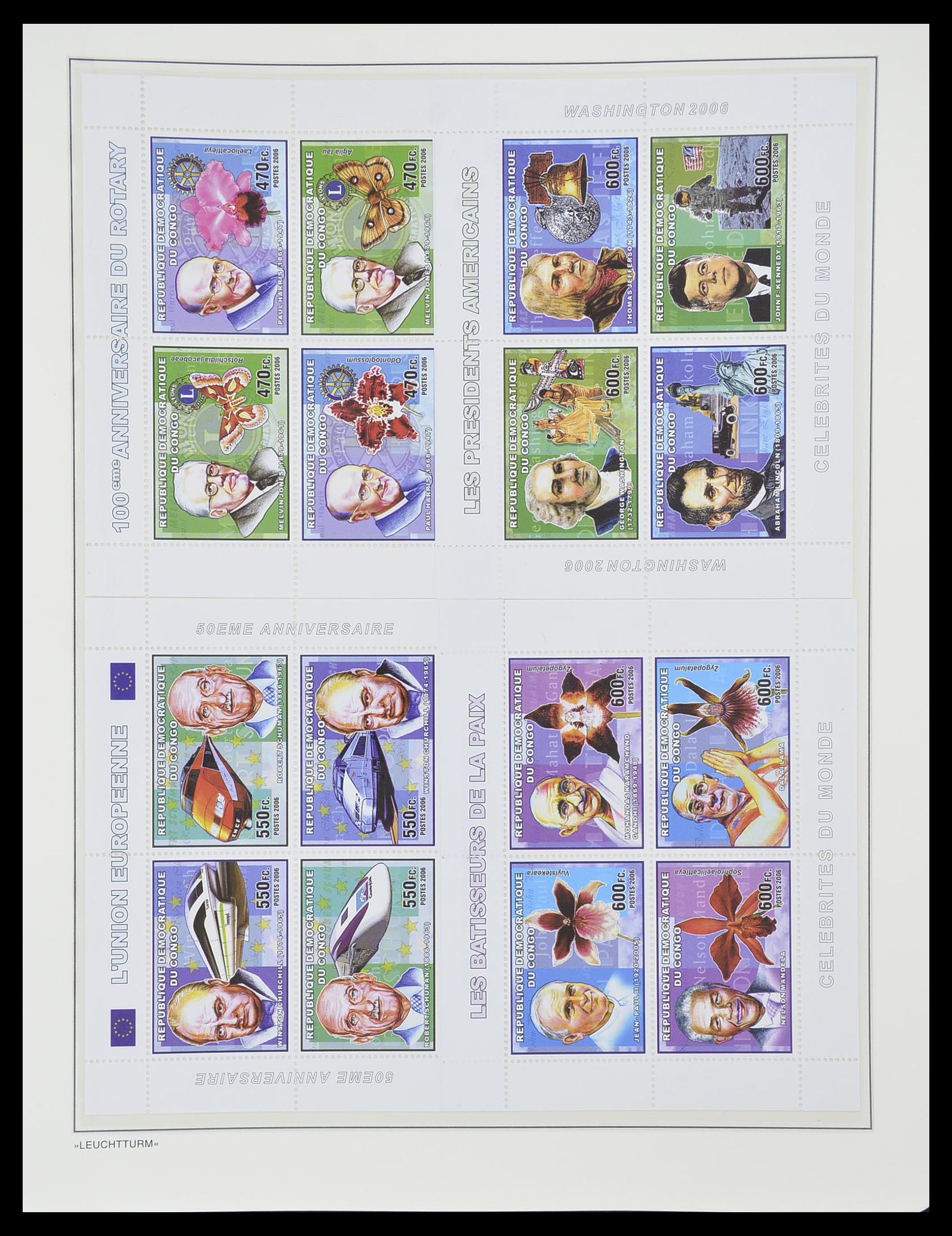 33768 293 - Stamp collection 33768 Congo/Zaïre 1960-2006.